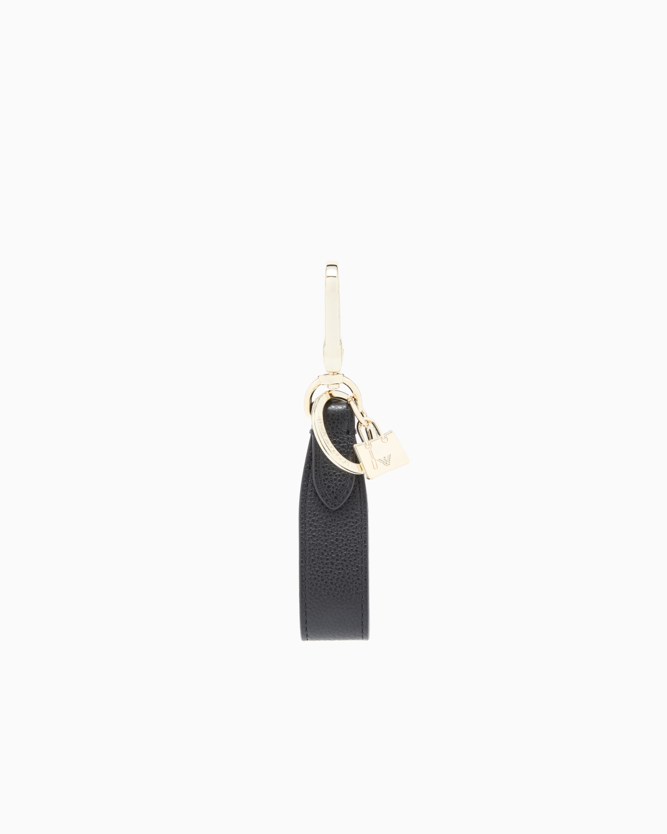 Deer print leather keyring スライドする 0