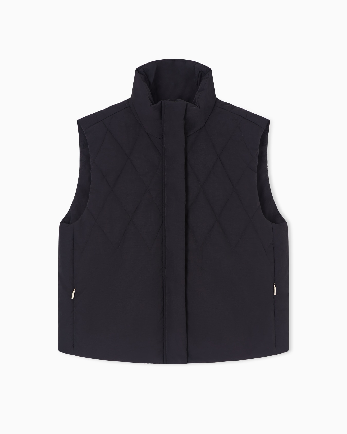 Lunar New Year full zip sleeveless vest in nylon taffeta Slide 0