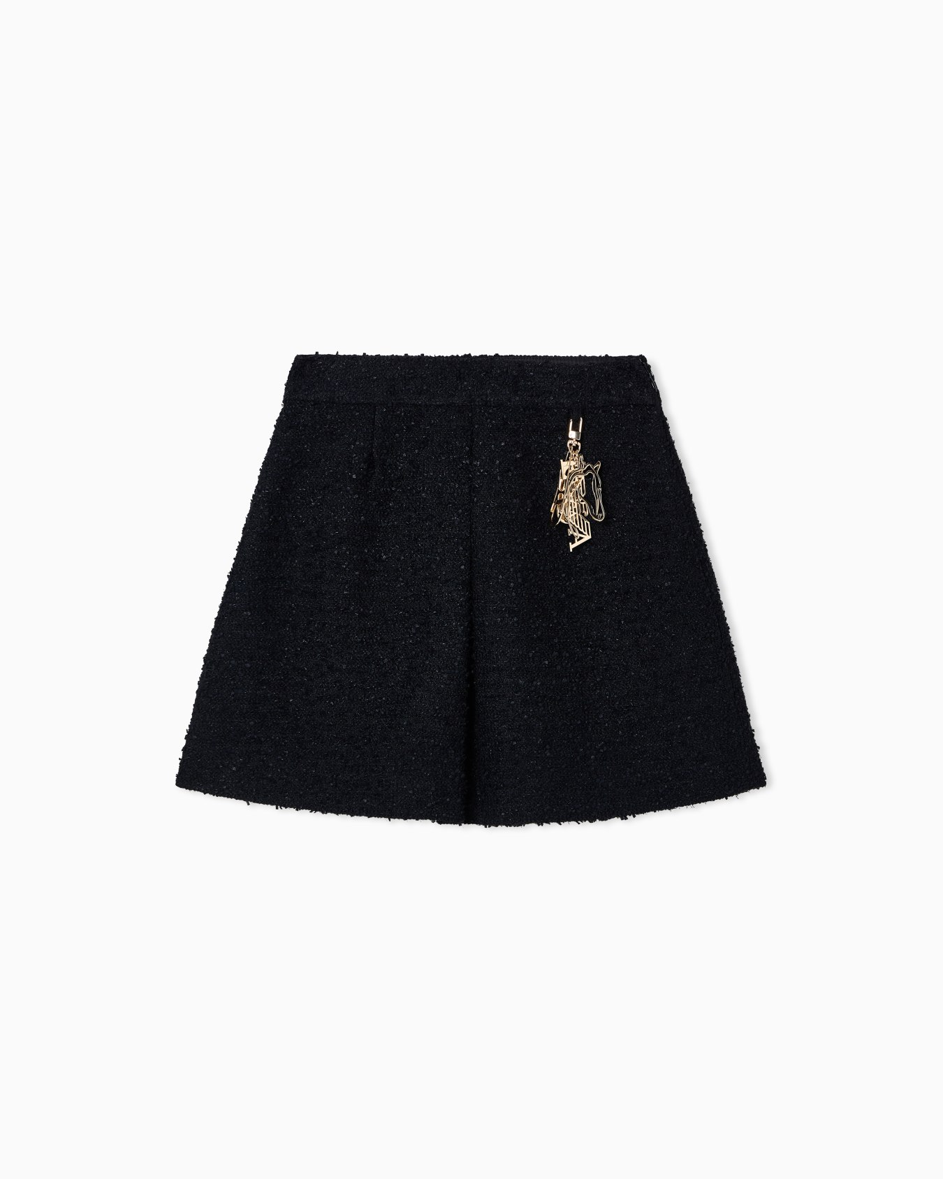 Lunar New Year bouclé-effect tweed skirt Slide 0