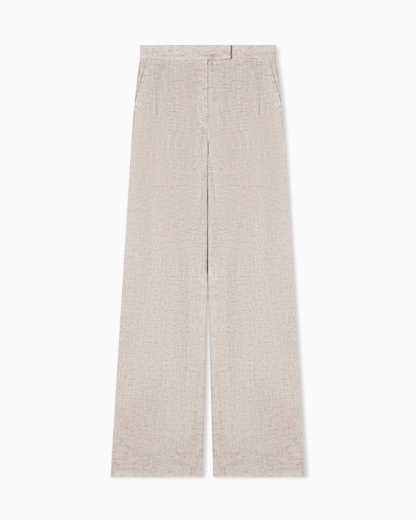 Linen blend chambray trousers Diapositive 0