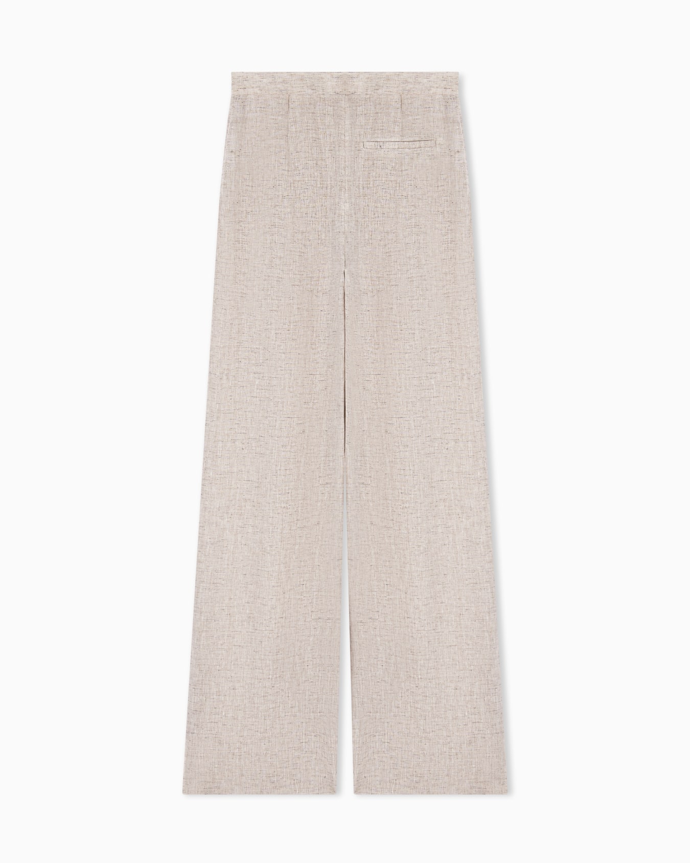 Linen blend chambray trousers Diapositive 3