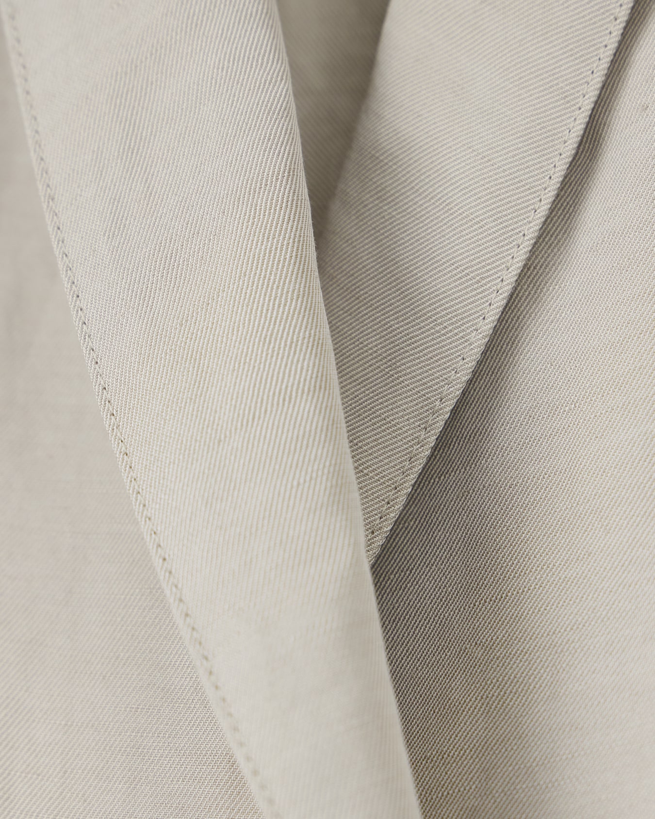 Linen-blend double-breasted jacket Slide 2