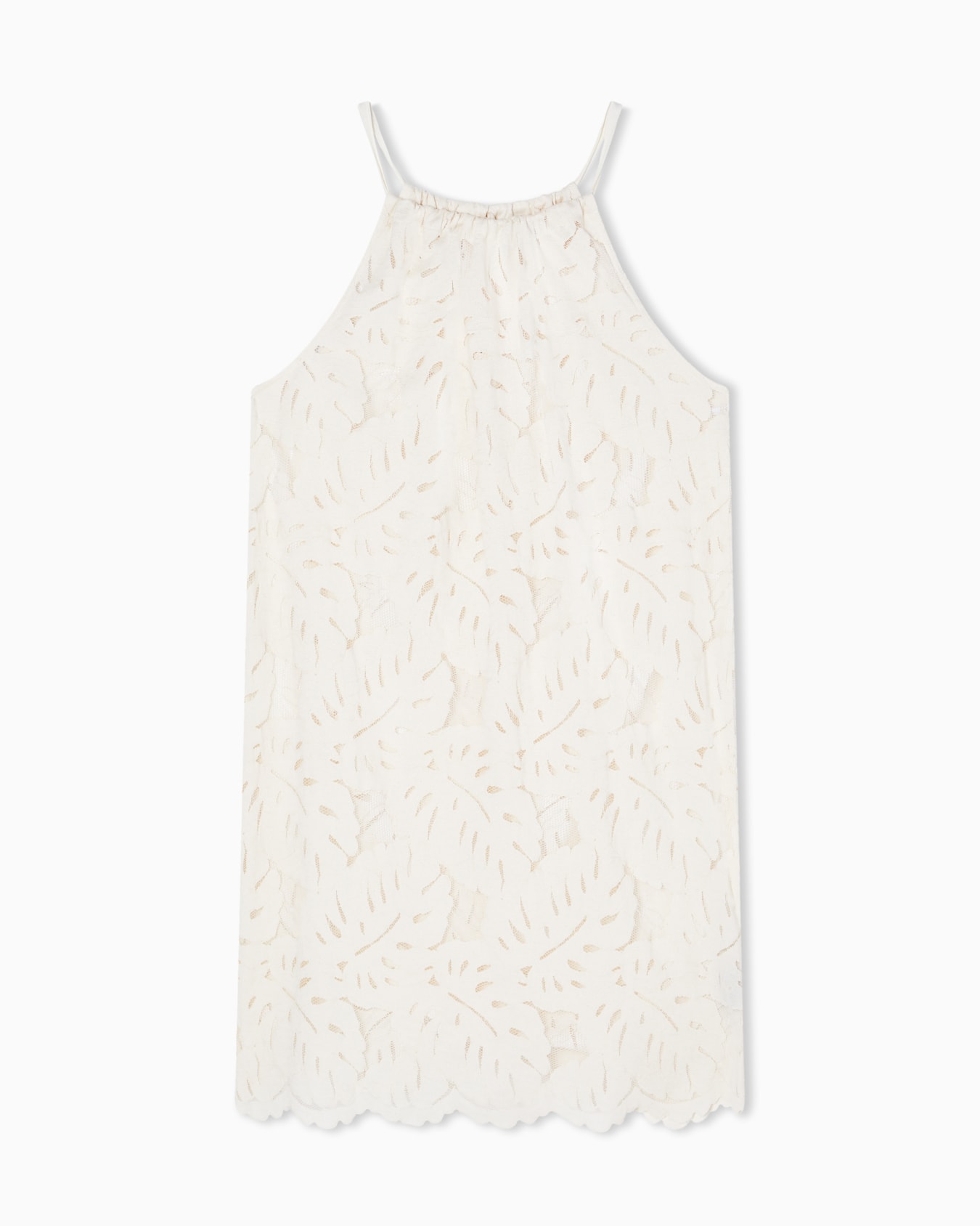 ASV foliage-print lace beach dress Slide 0