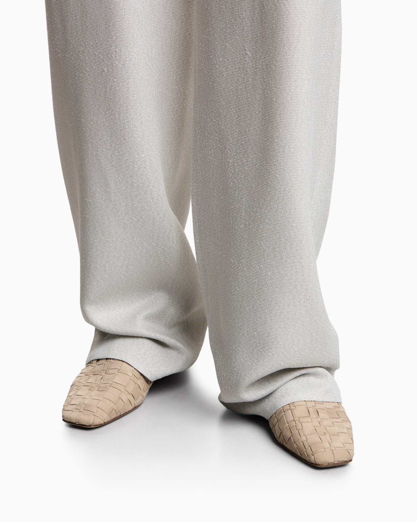 Pantalones de viscosa texturizada Icon Diapositiva 4