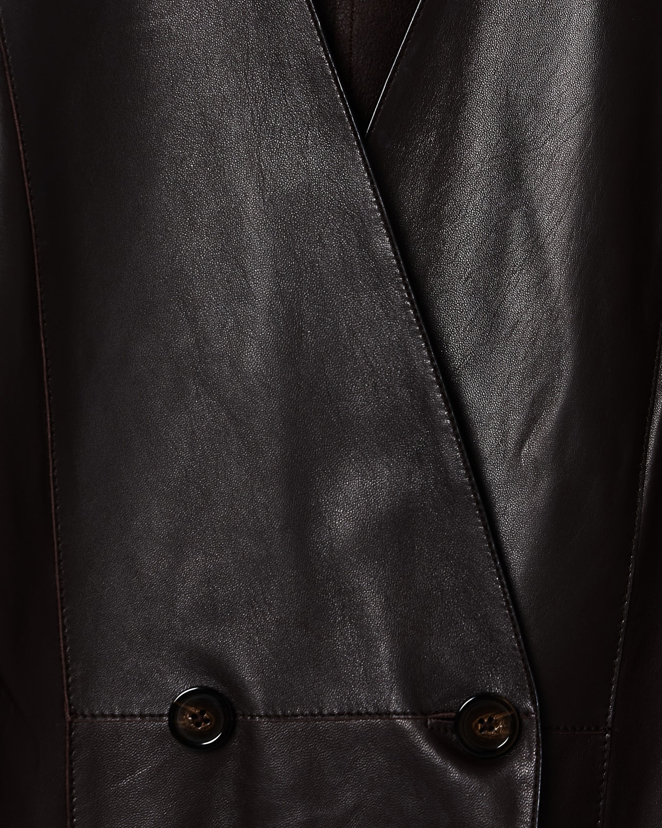 Blazer in lambskin nappa with raw cut gloves ASV Slide 4