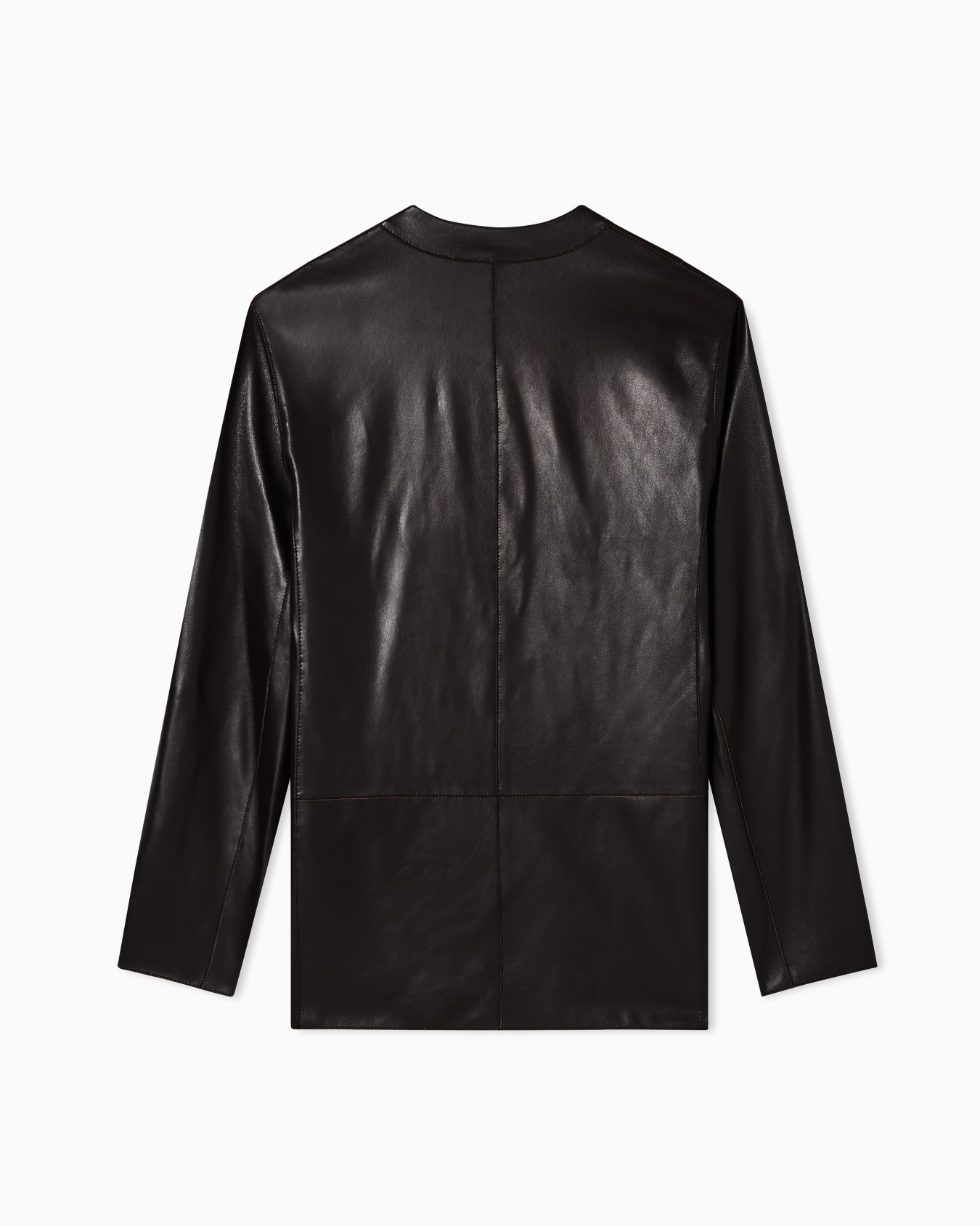 Blazer in lambskin nappa with raw cut gloves ASV Slide 2