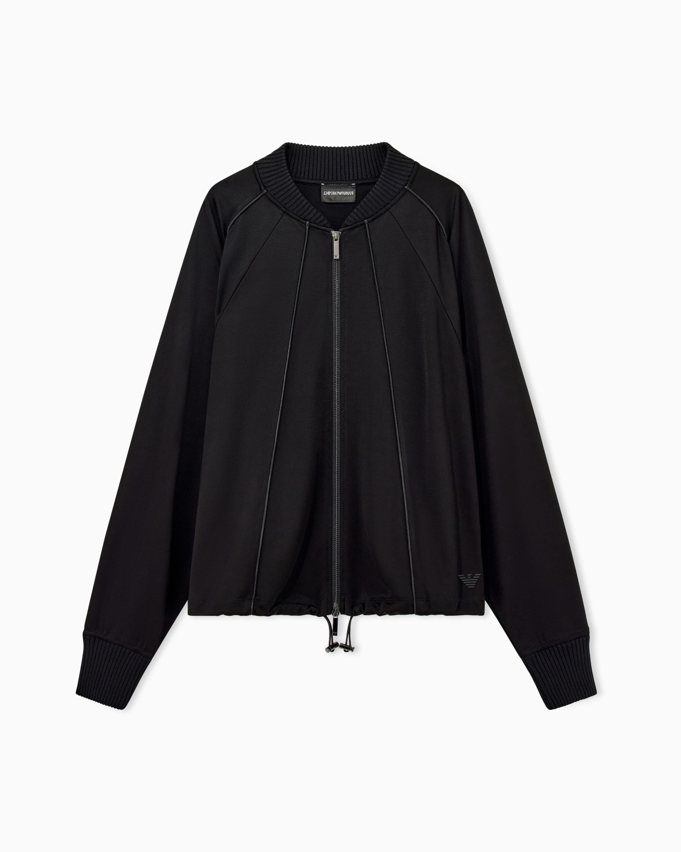 Punto Milano jersey blouson jacket with drawstring hem Slide 0