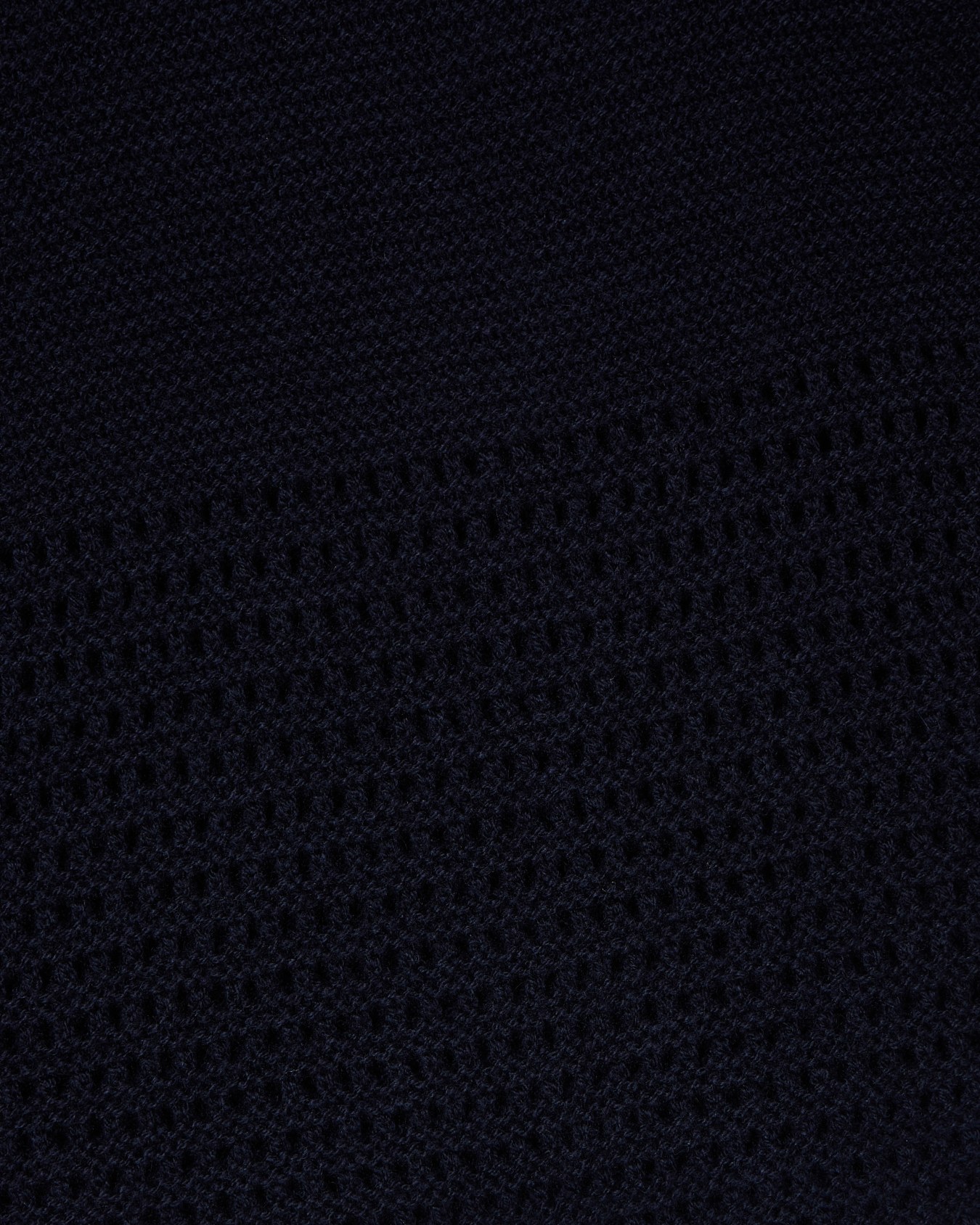 Mock neck sweater in links stitch wool with Icon fretwork Slide 4