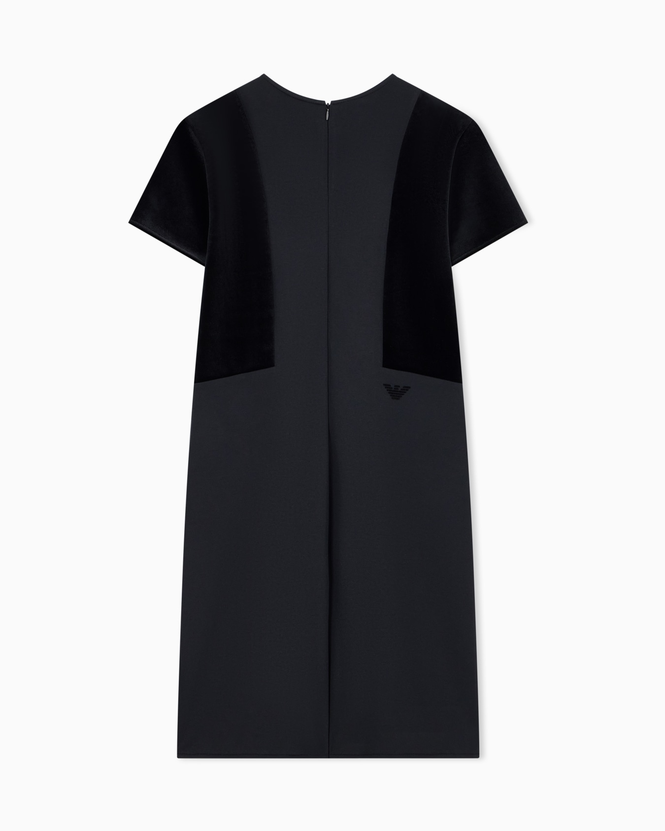 Double jersey dress with chenille tape Travel Essential Slide 1