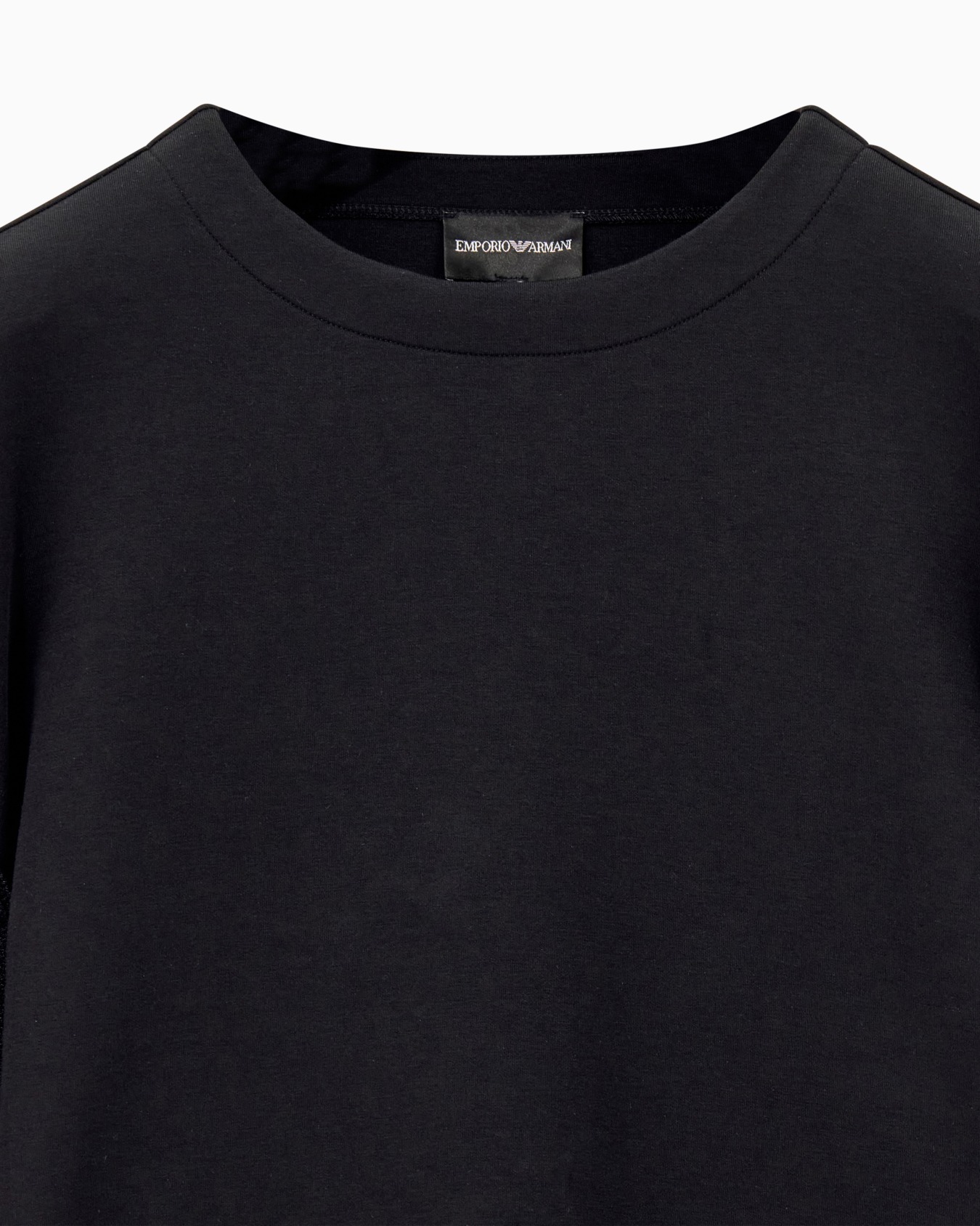 Double jersey sweatshirt with chenille tape Travel Essential Slide 2