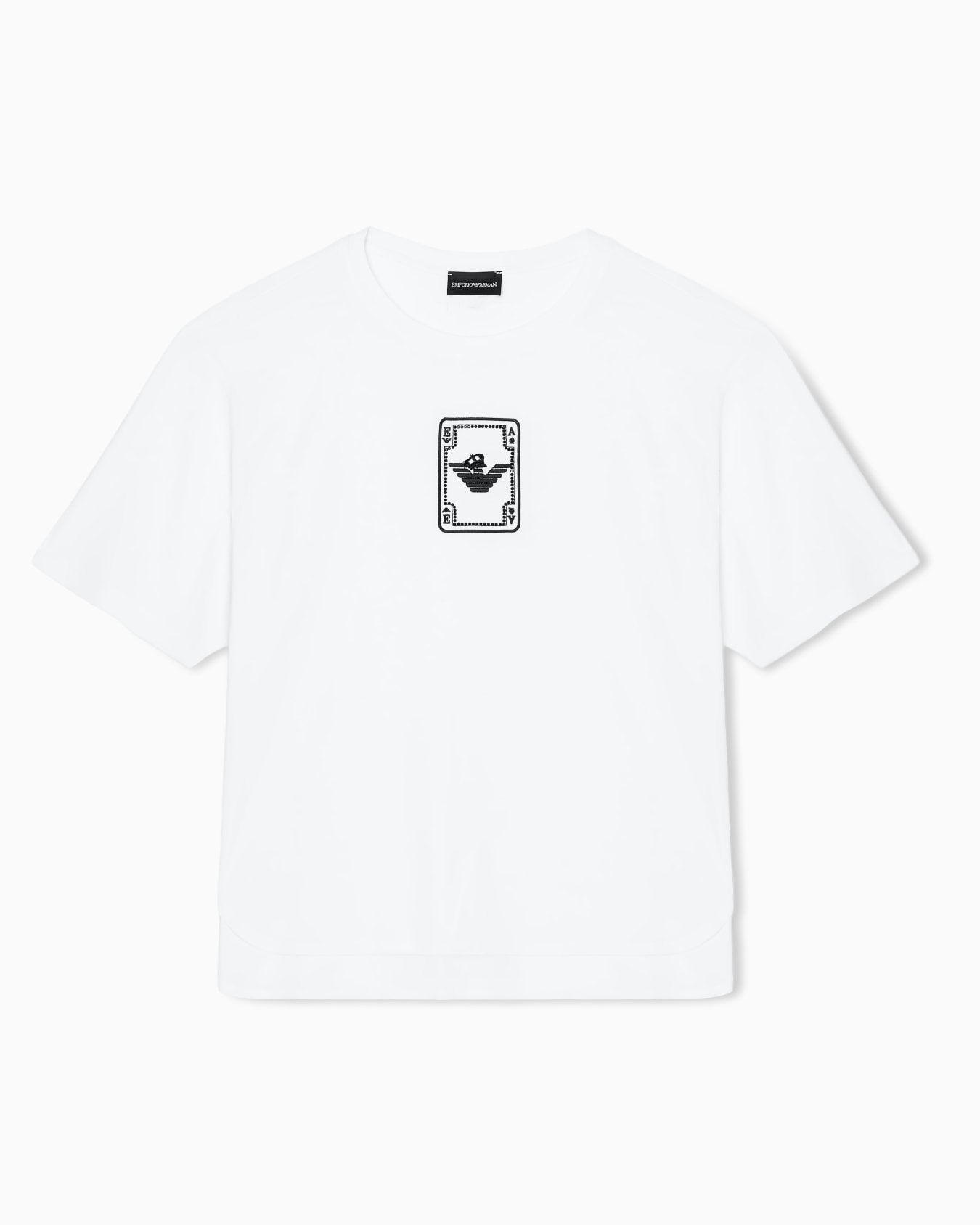 Jersey T-shirt with embroidery Slide 0