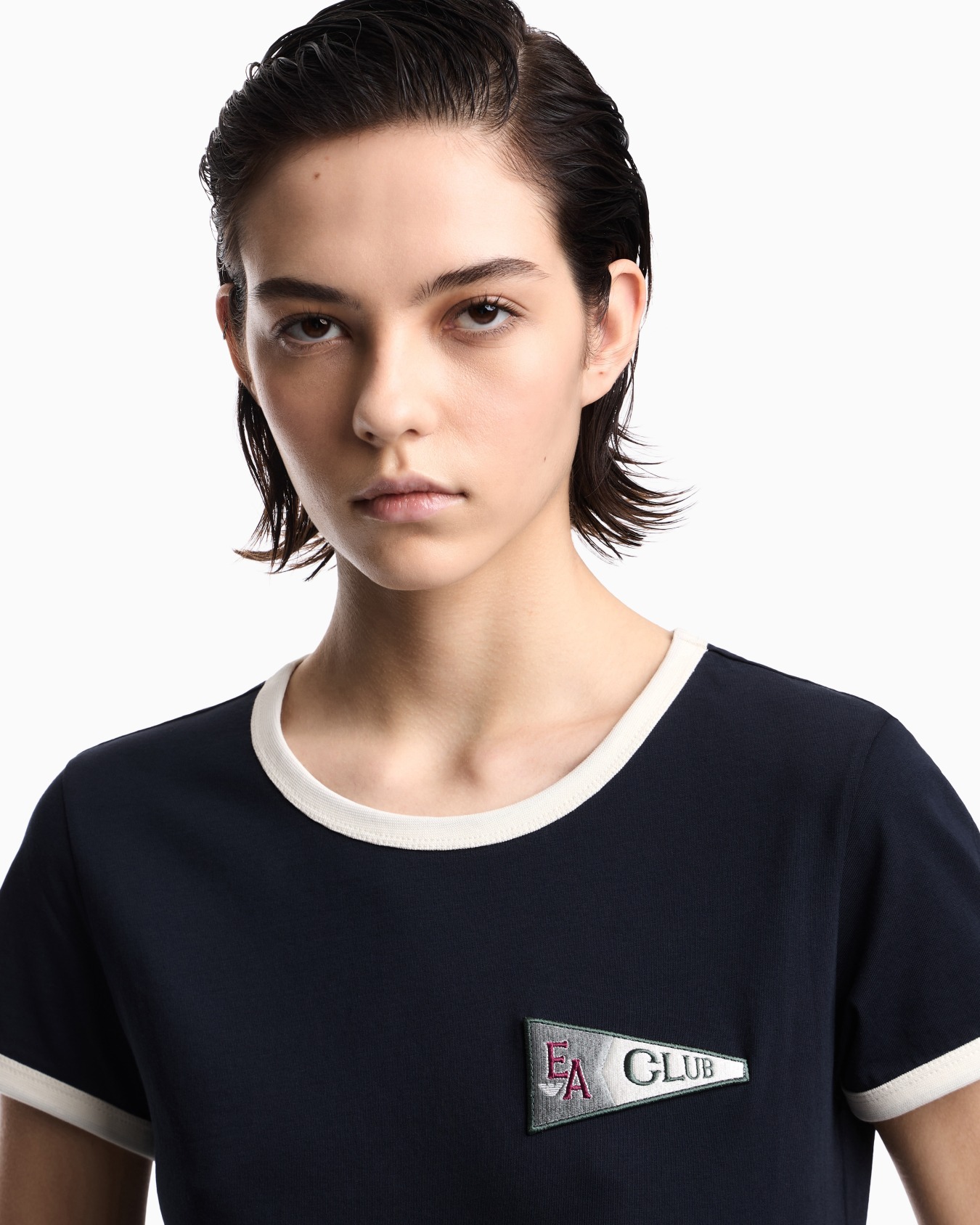 T-shirt en jersey avec écusson Eagle Club Diapositive 4