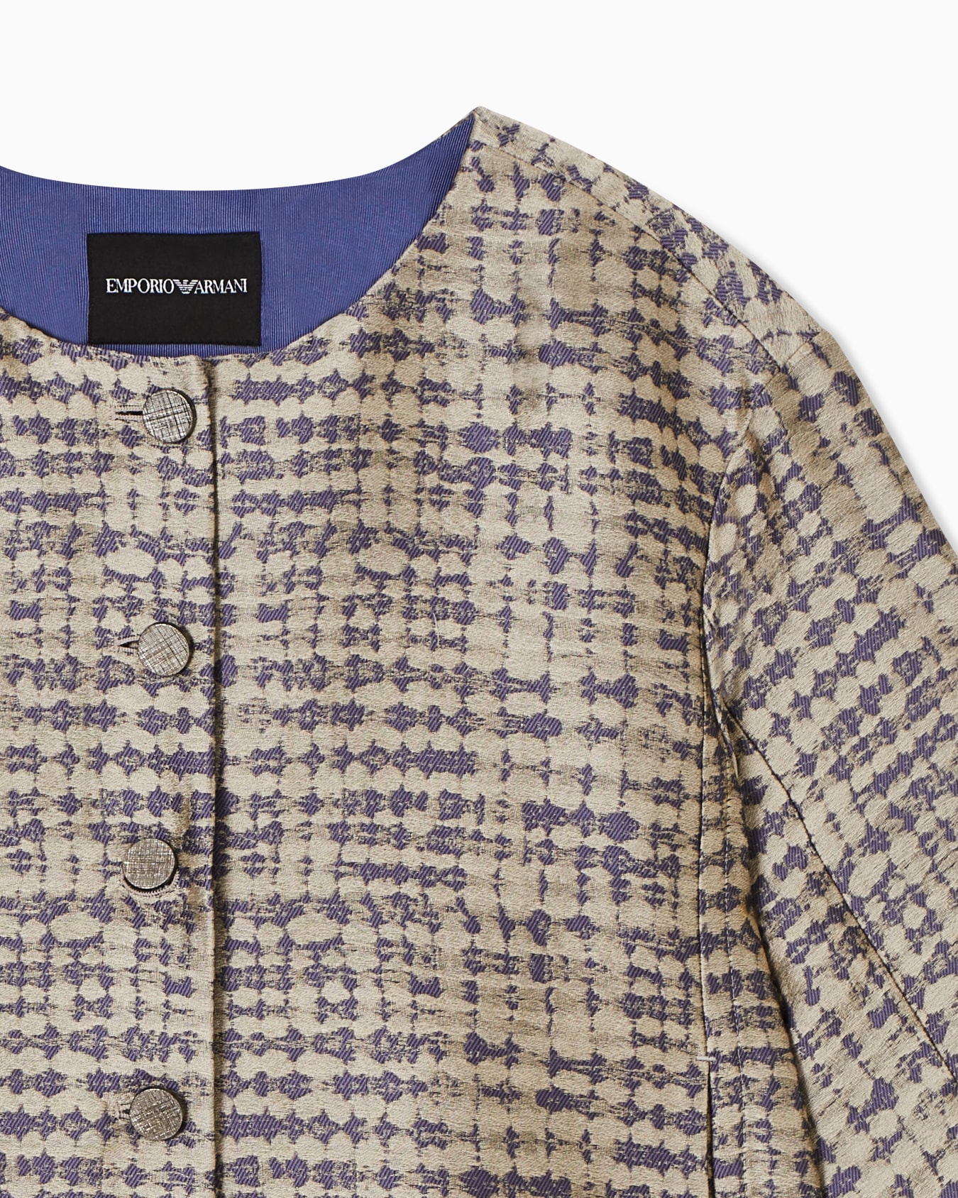 Geometric jacquard jacket Slide 3