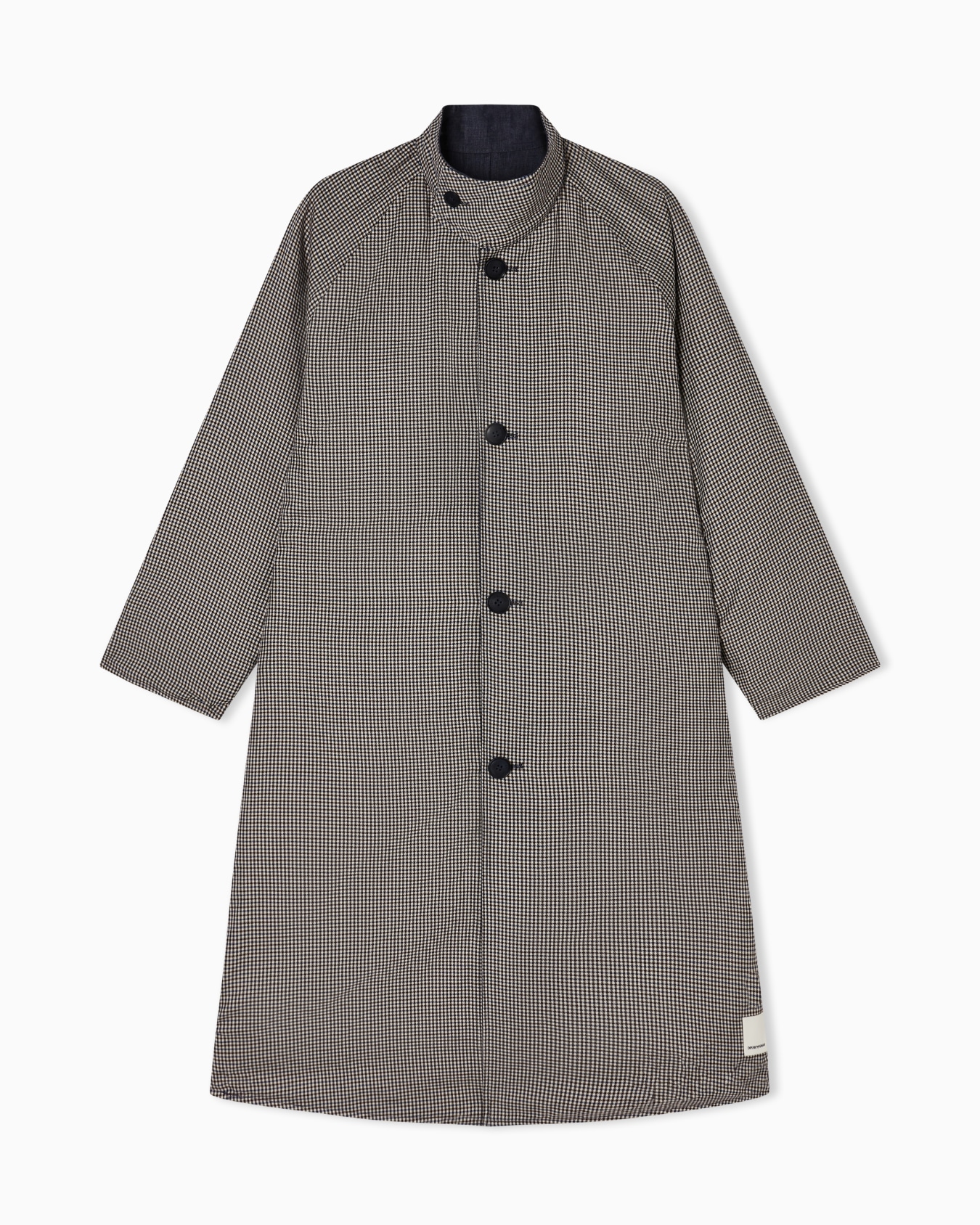 Lightweight cotton denim coat Slide 1