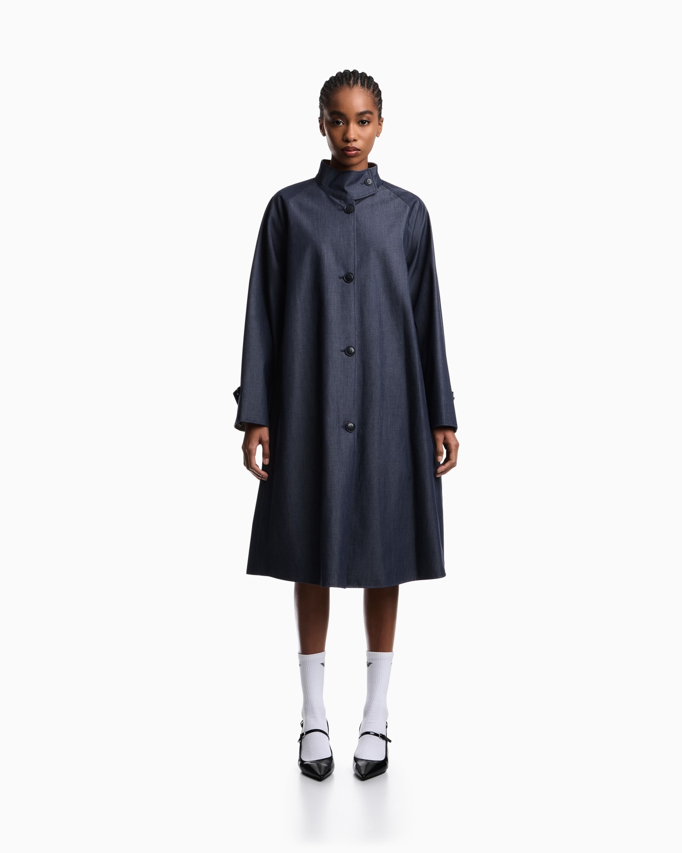 Trench reversibile in denim Eagle Club Slide 2