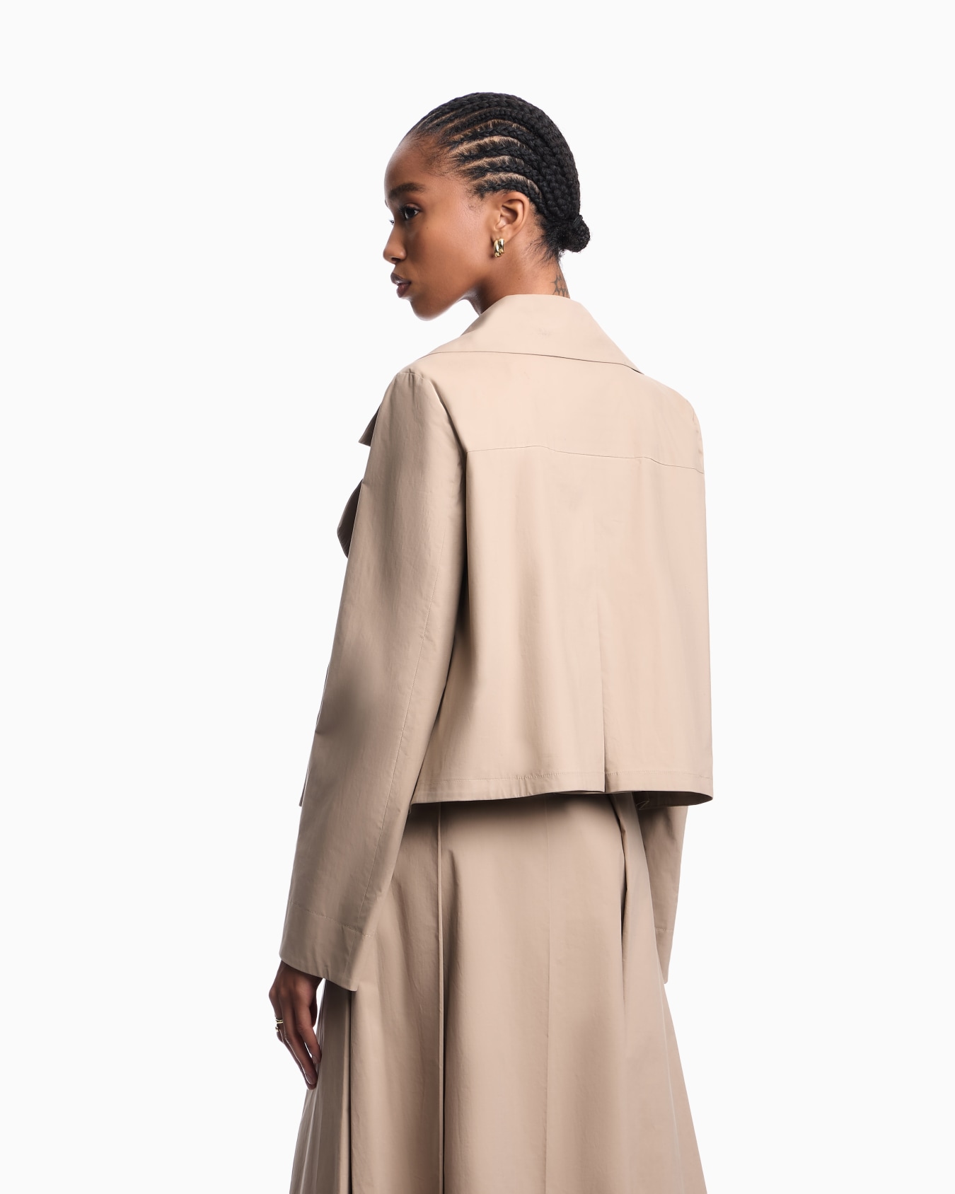 Eagle Club poplin double-breasted blouson Slide 2