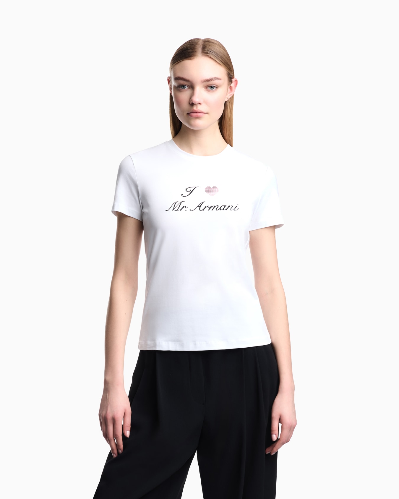 Stretch cotton jersey T-shirt Folie 3