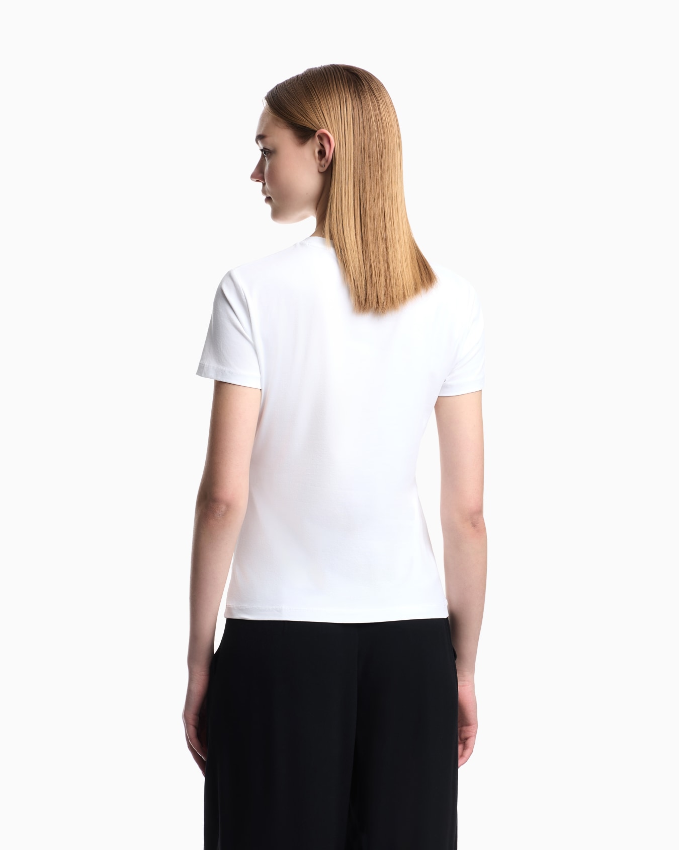 Stretch cotton jersey T-shirt Folie 2