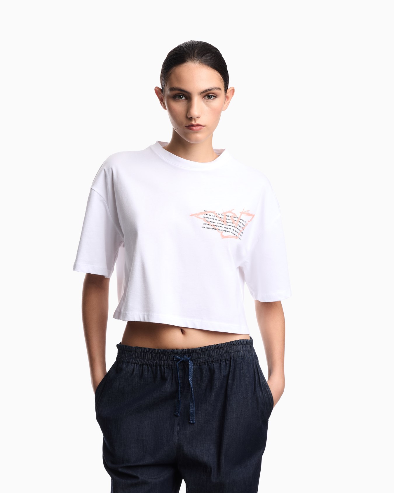 Organic cotton jersey T-shirt Slide 3