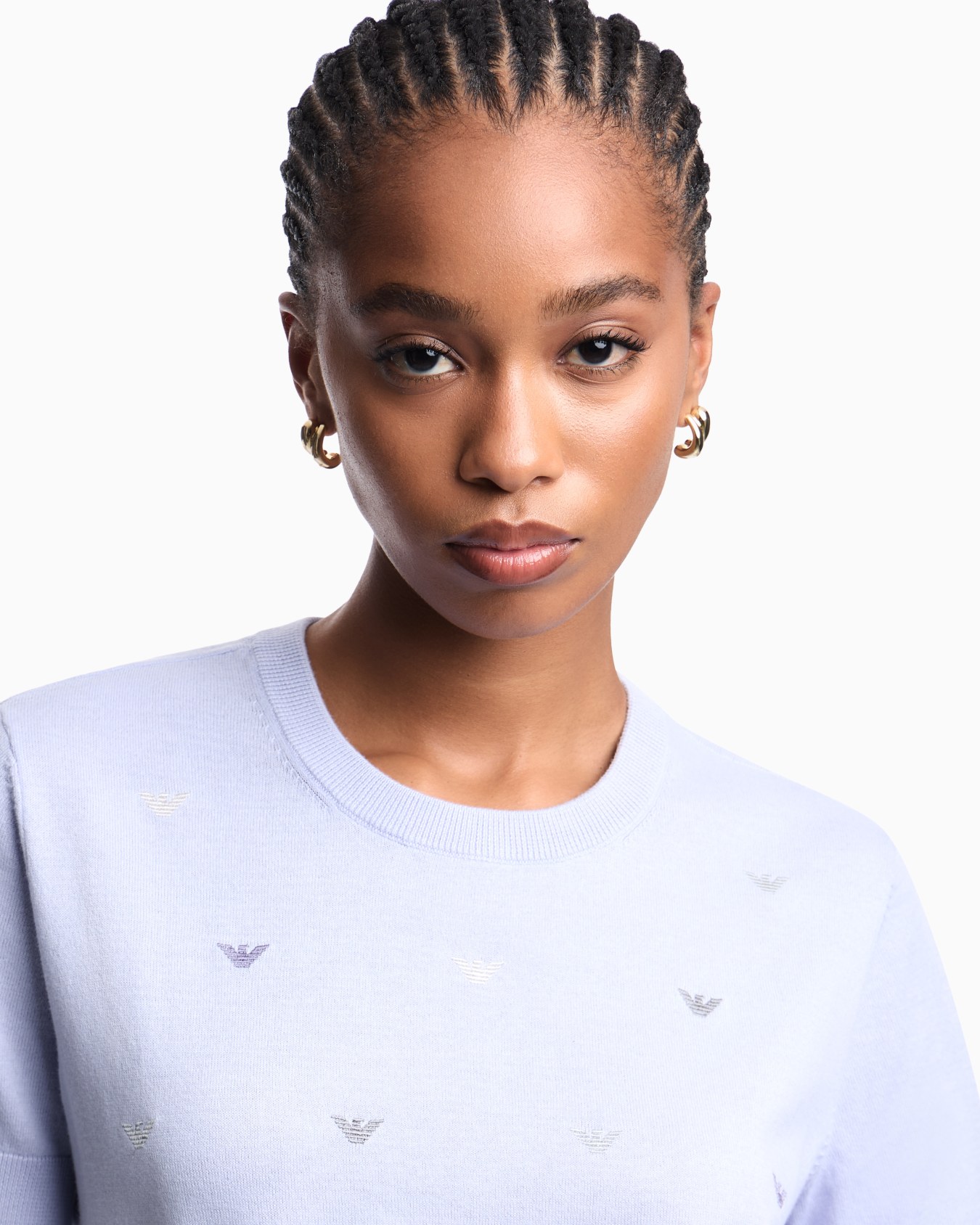 Jersey con bordado integral de microáguilas Diapositiva 4