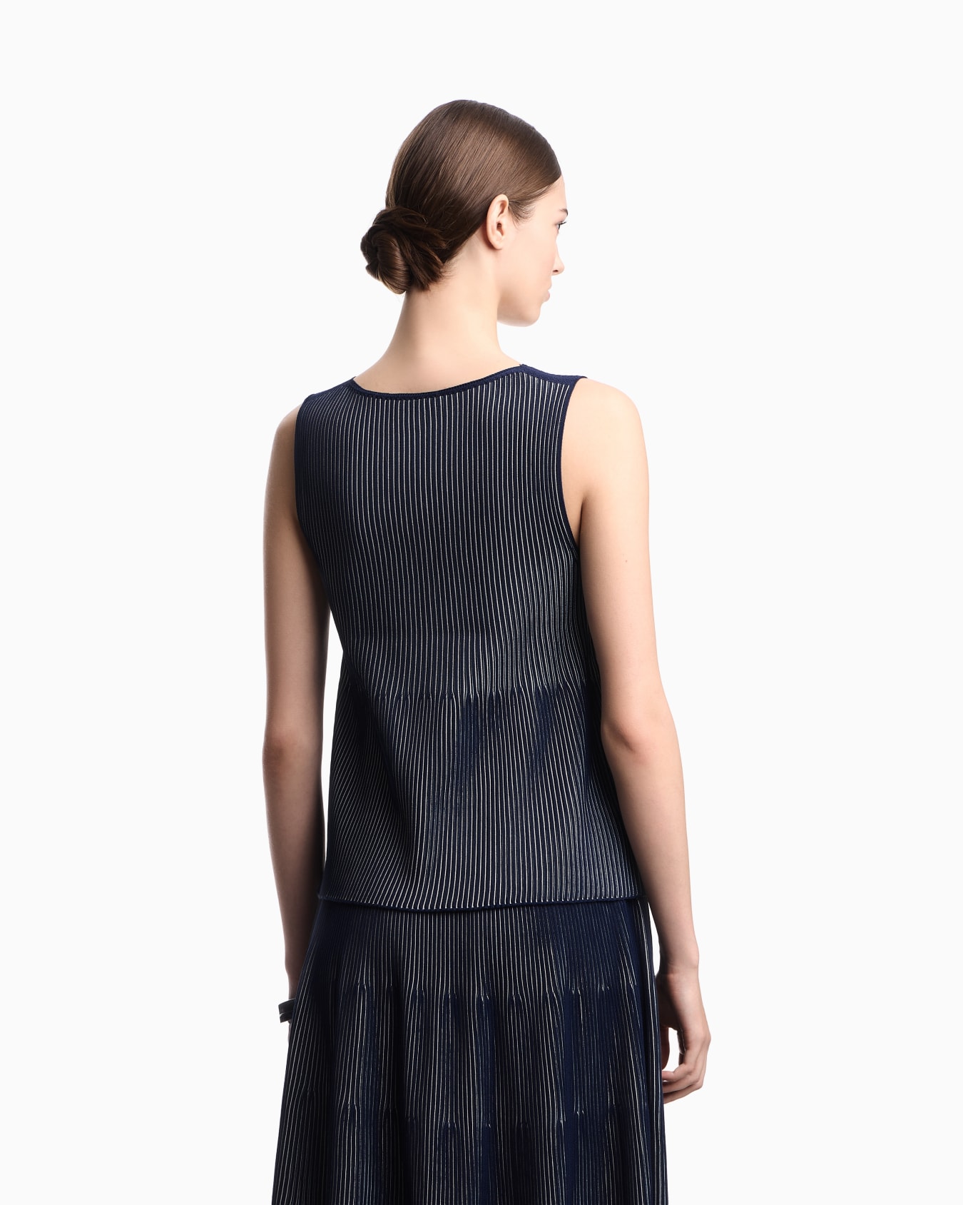 Interrib effect knit top スライドする 2