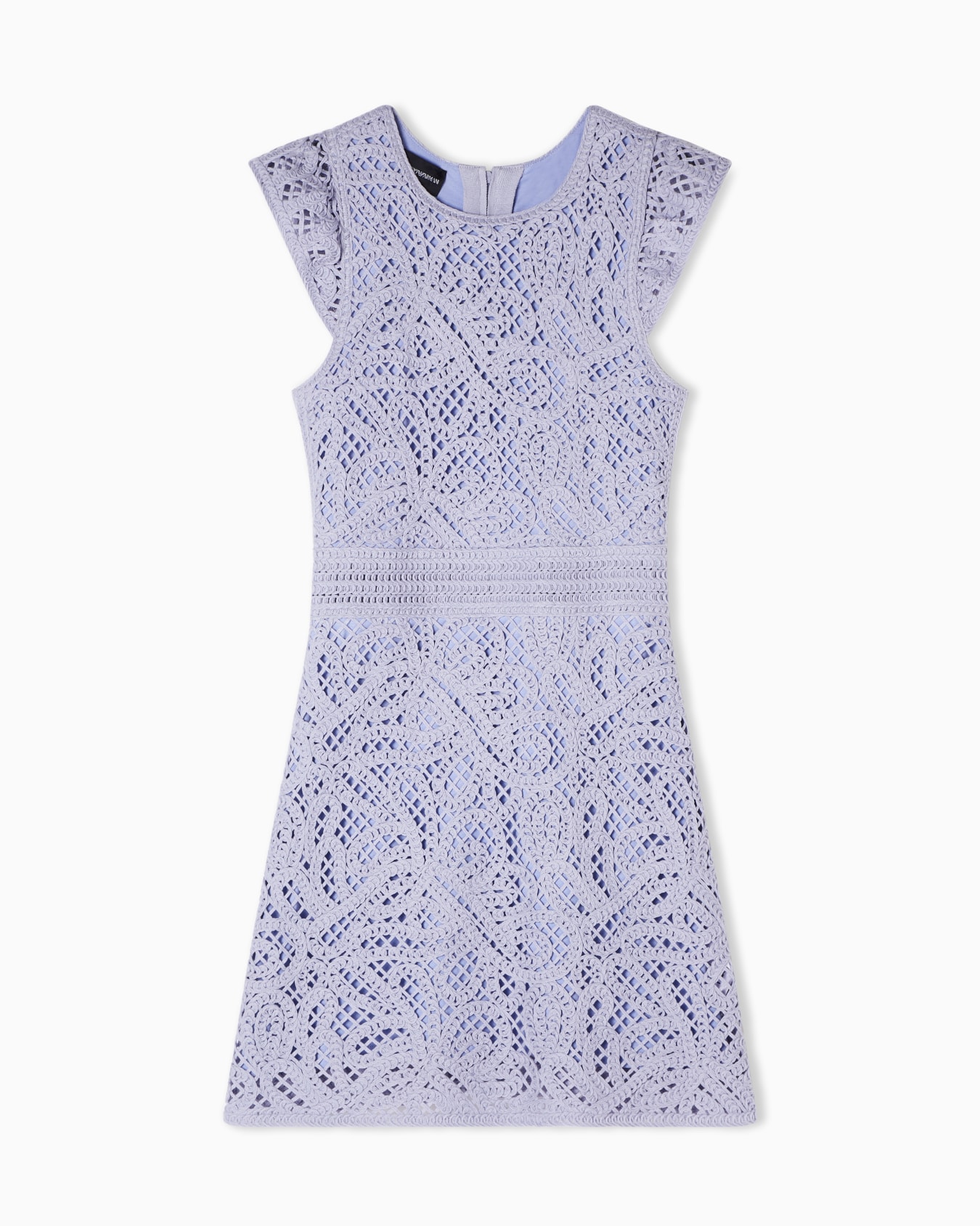 Robe en tissu brodé en Cornely effet macramé Diapositive 0