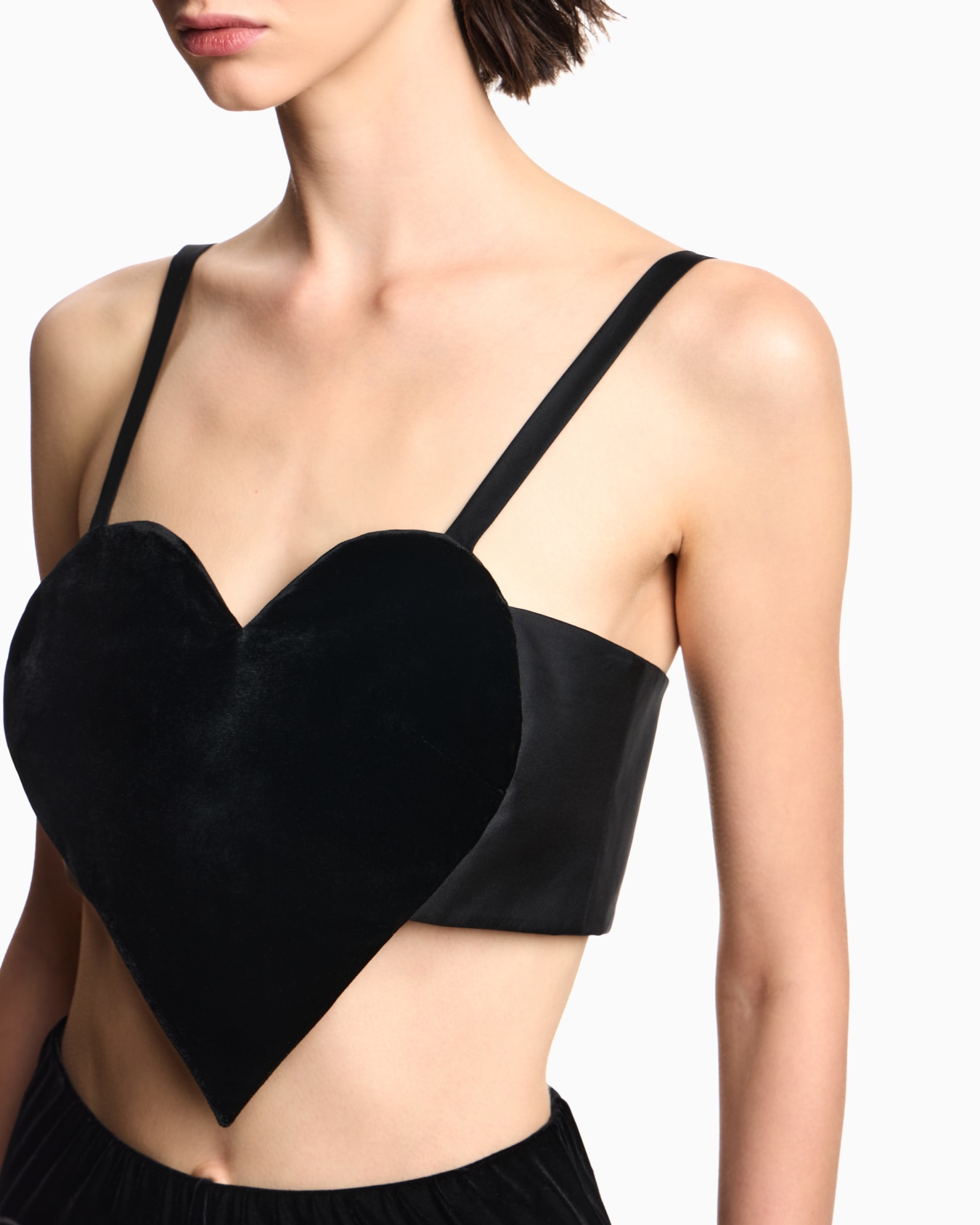 Liquid velvet top with heart Slide 4