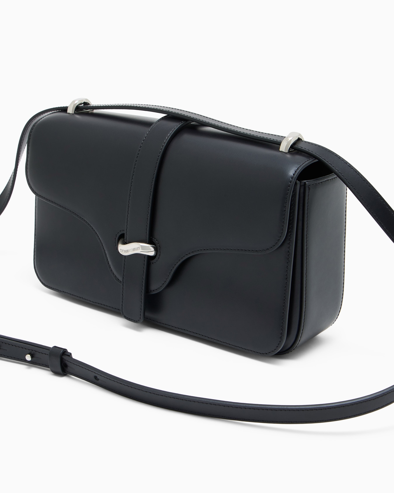 Große Schultertasche aus Glattleder Folie 4