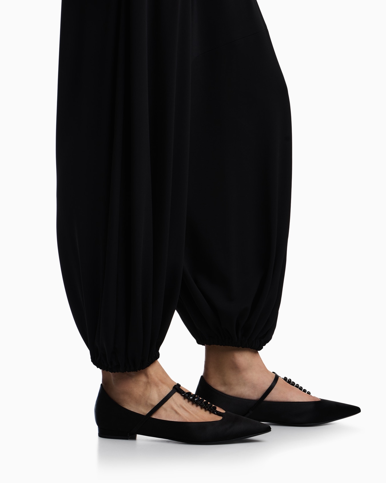 Jodhpurs in stretch viscose with a crêpe feel Slide 4