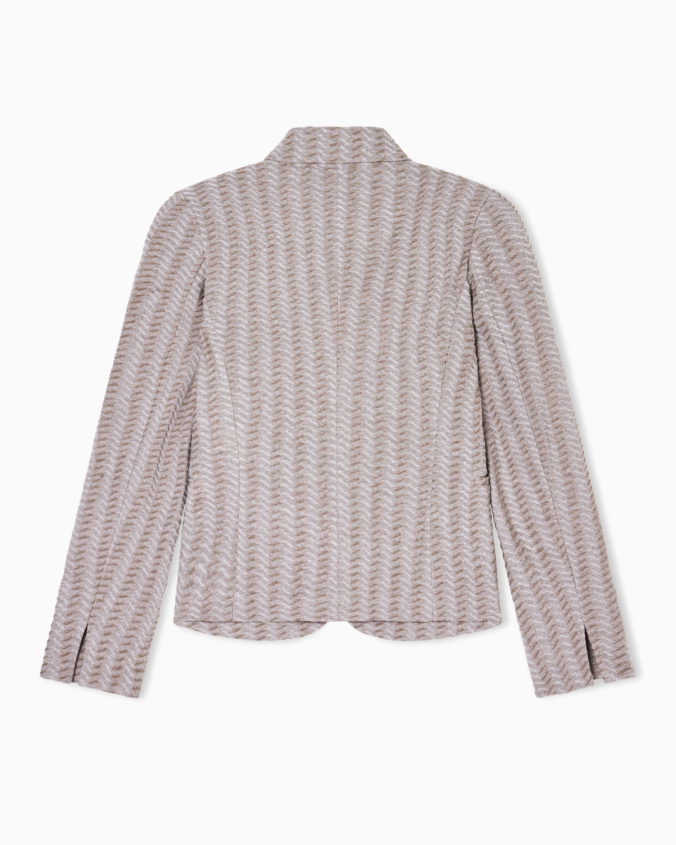 Embossed wave jacquard jacket Slide 3