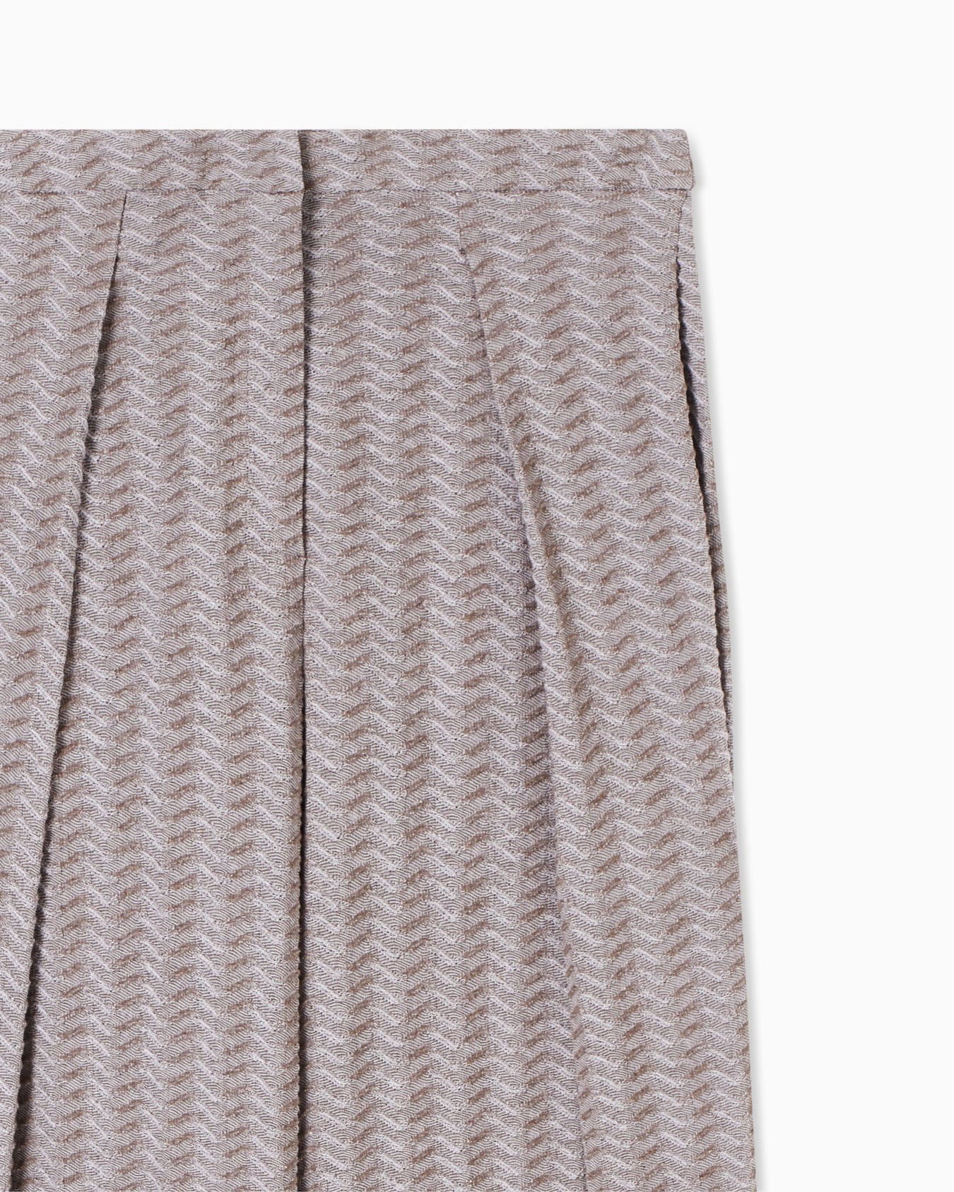Jacquard jersey knit trousers with an embossed wave design Slide 4