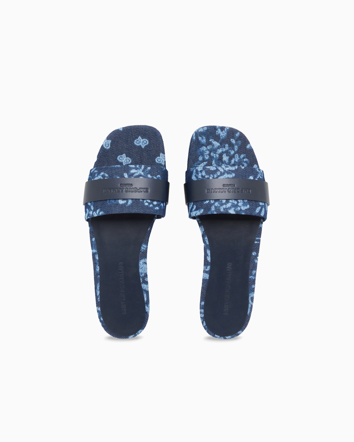 Band sandals in bandana-print canvas Slide 2