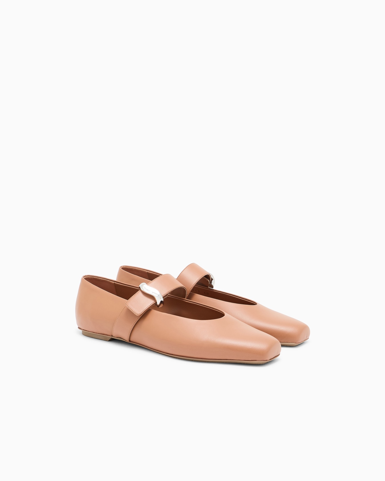 Nappa-leather ballerinas Slide 1