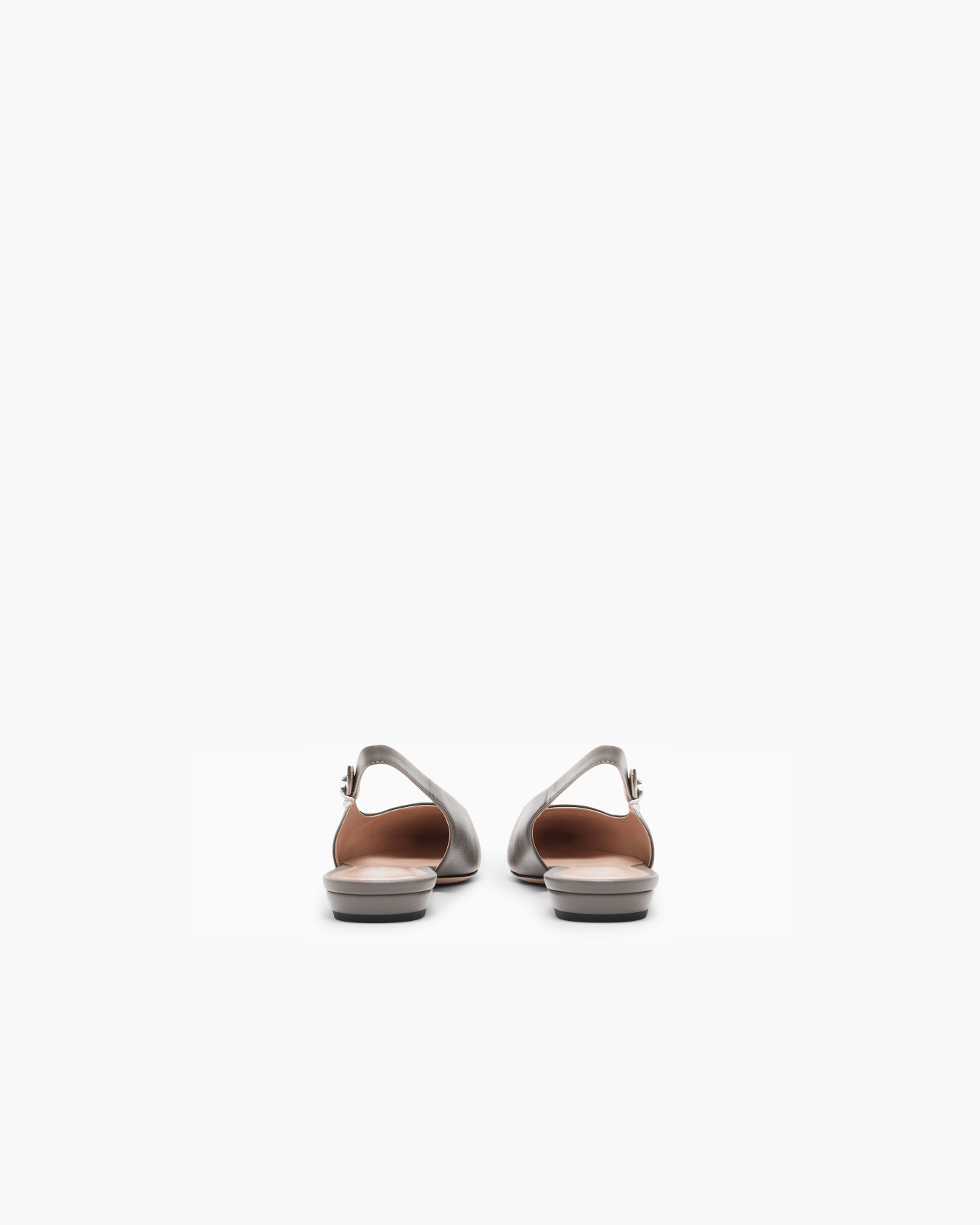 Ballet flat in nappa leather with a leather and rubber sole Slide 3