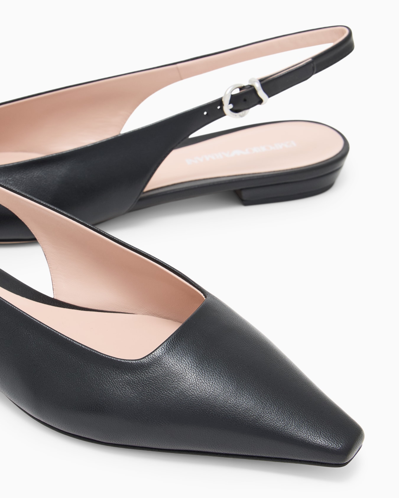 Ballet flat in nappa leather with a leather and rubber sole Slide 4