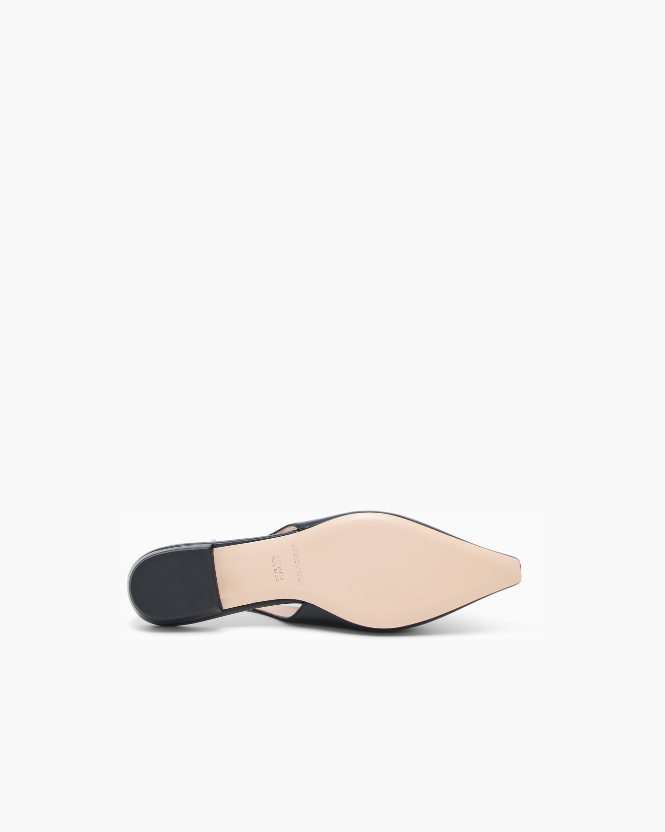 Ballet flat in nappa leather with a leather and rubber sole Slide 5