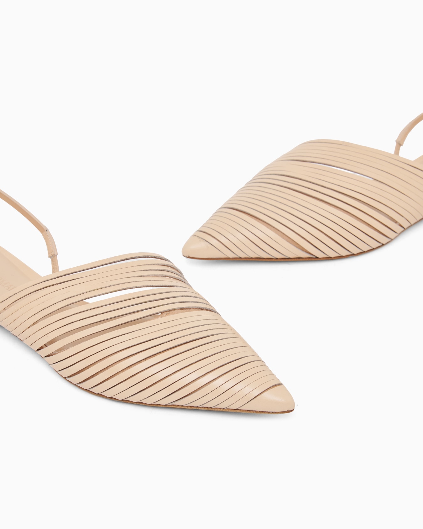 Laser-cut leather mules Slide 4