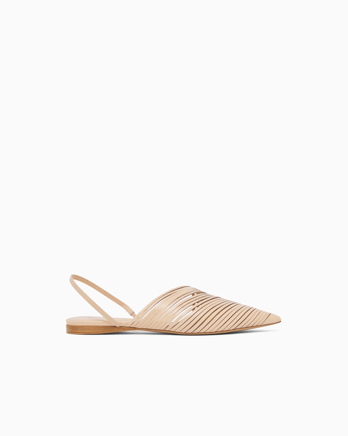 Laser-cut leather mules Slide 0