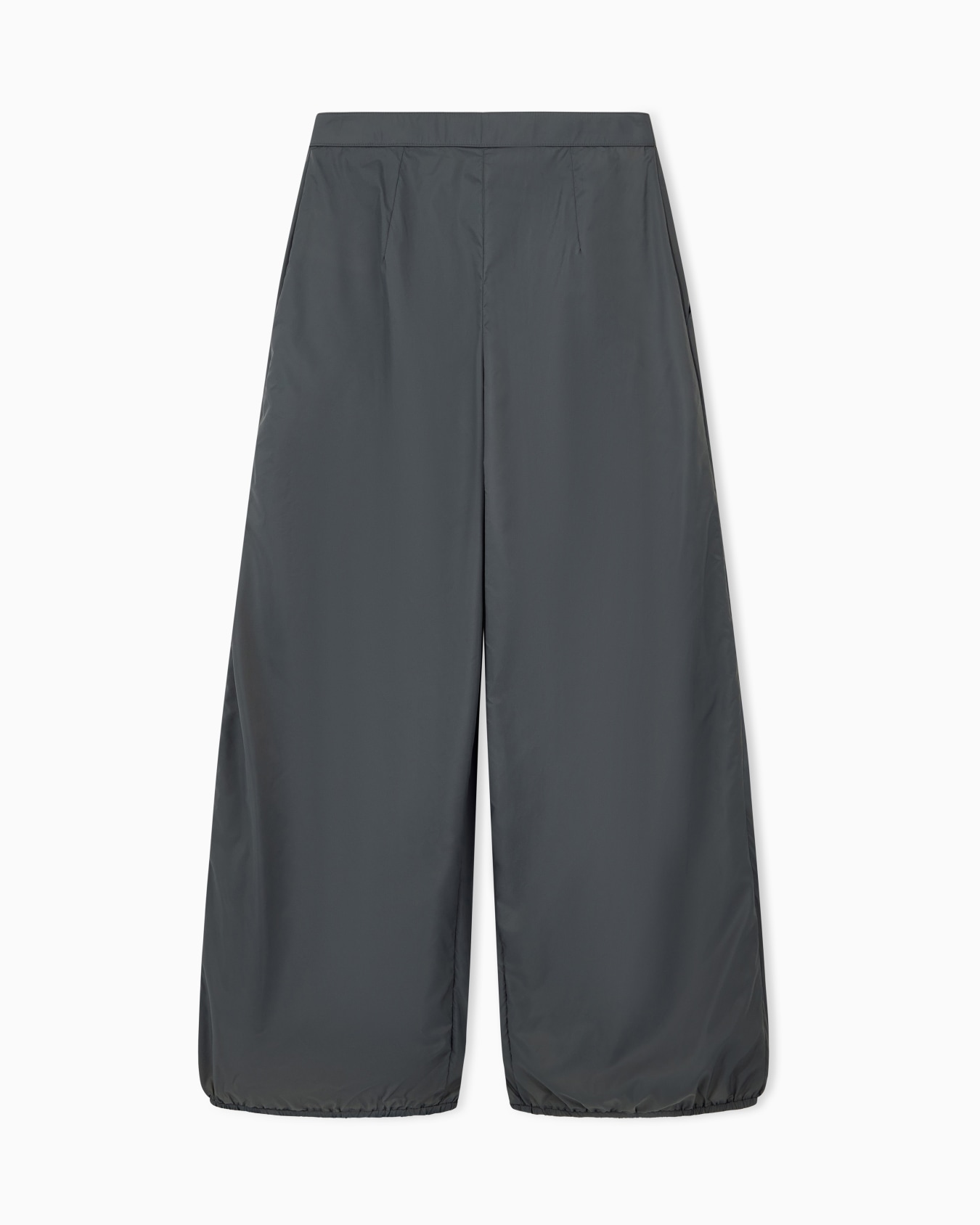 Lightweight nylon wide-leg trousers Slide 1