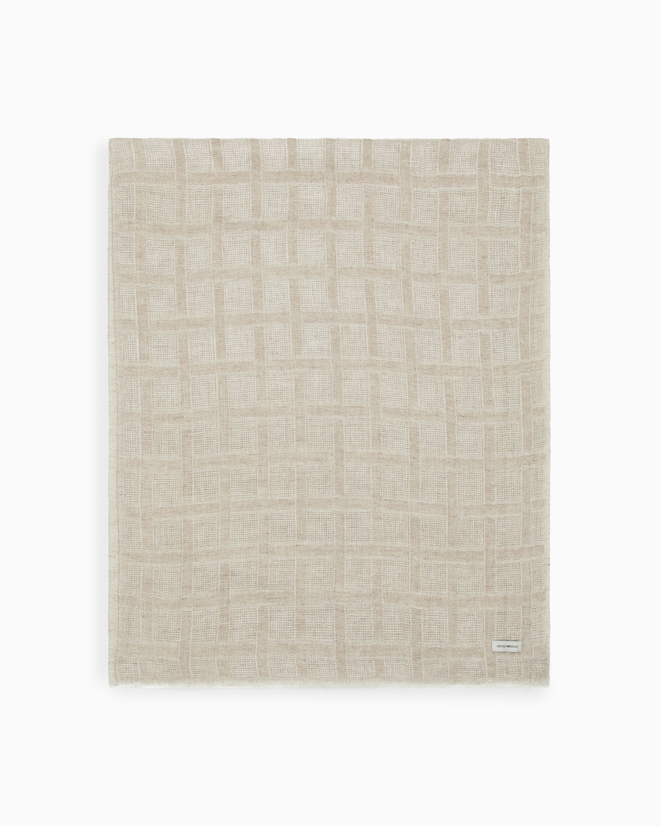 Bufanda de lino cepillado con lúrex Diapositiva 0