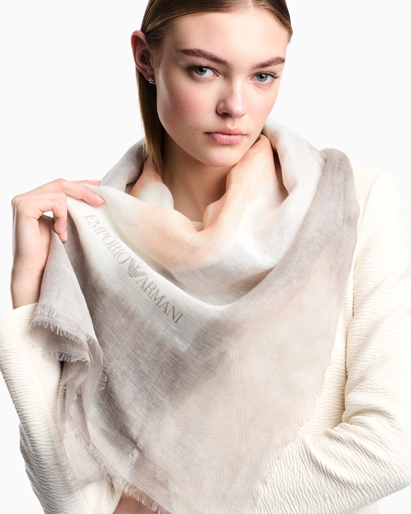 Brushed modal blend foulard Slide 2