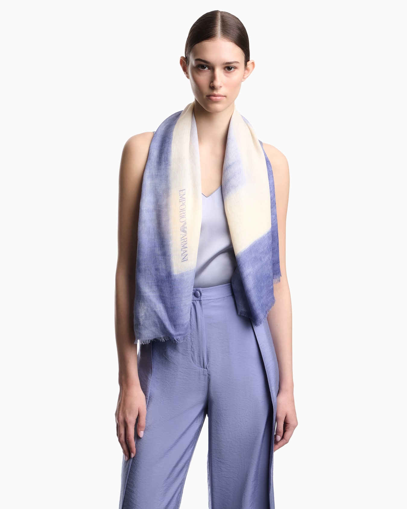 Brushed modal blend foulard Slide 2