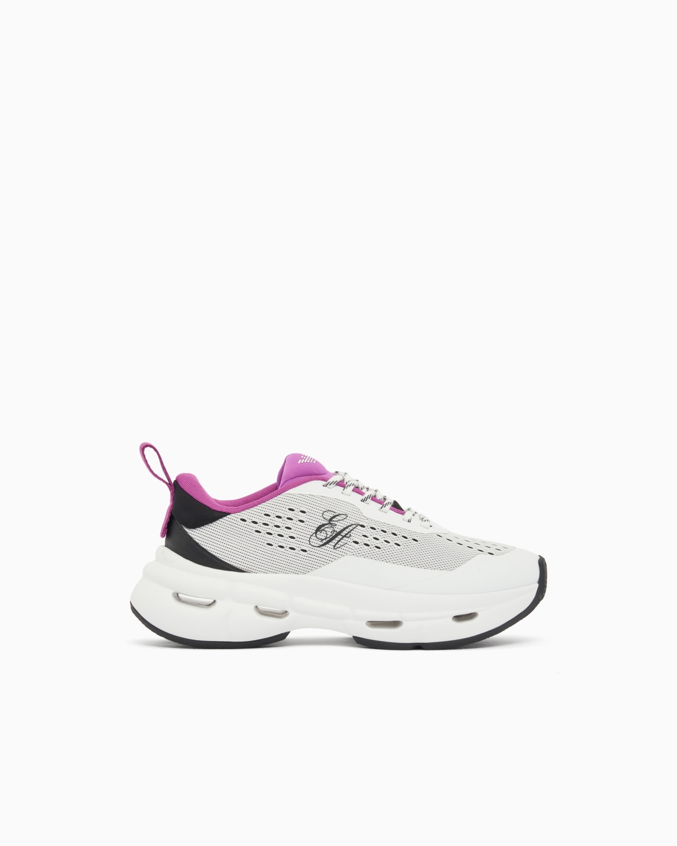 Breathable mesh sneakers with a thick cushioned rubber sole Slide 0