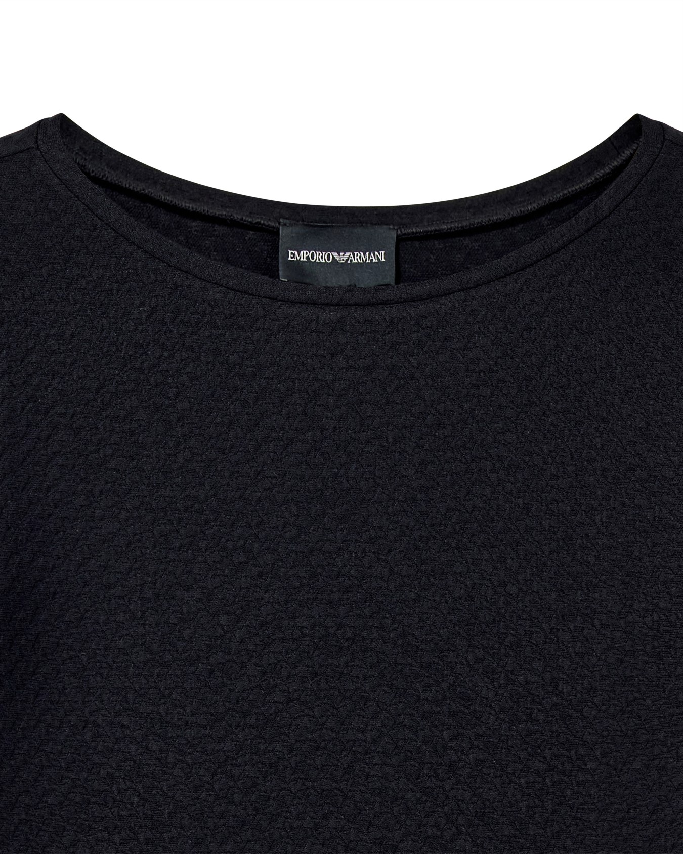 Jersey de manga larga con punto jacquard en relieve Diapositiva 4