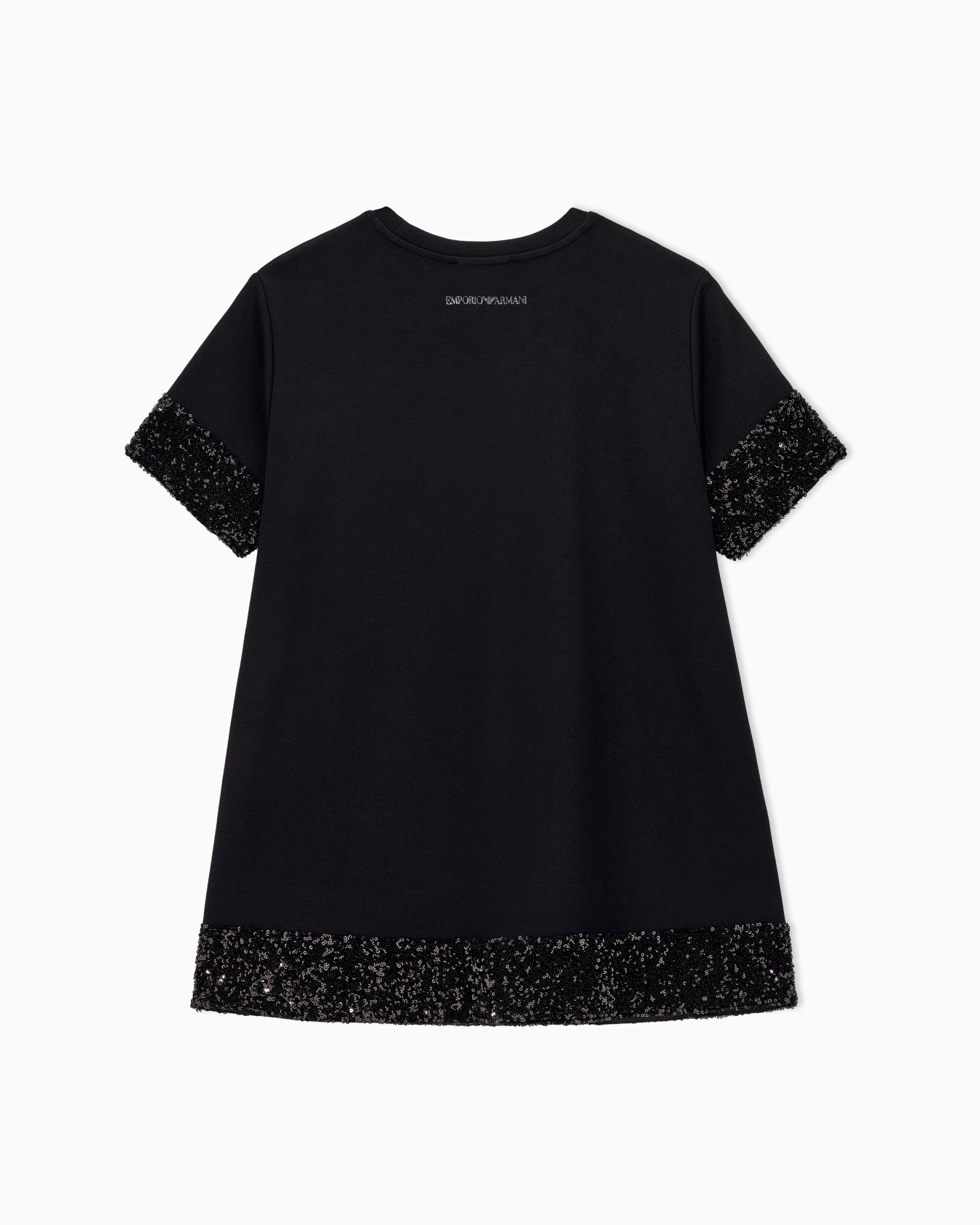 T-shirt en jersey de viscose stretch à paillettes Diapositive 1
