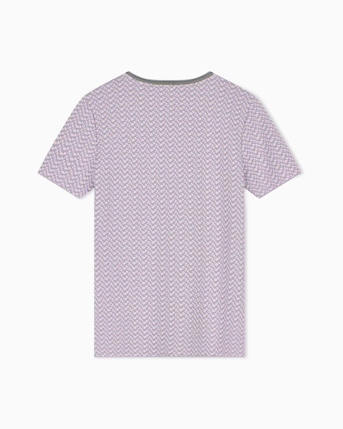 Camiseta de punto jacquard con motivo geométrico Diapositiva 2