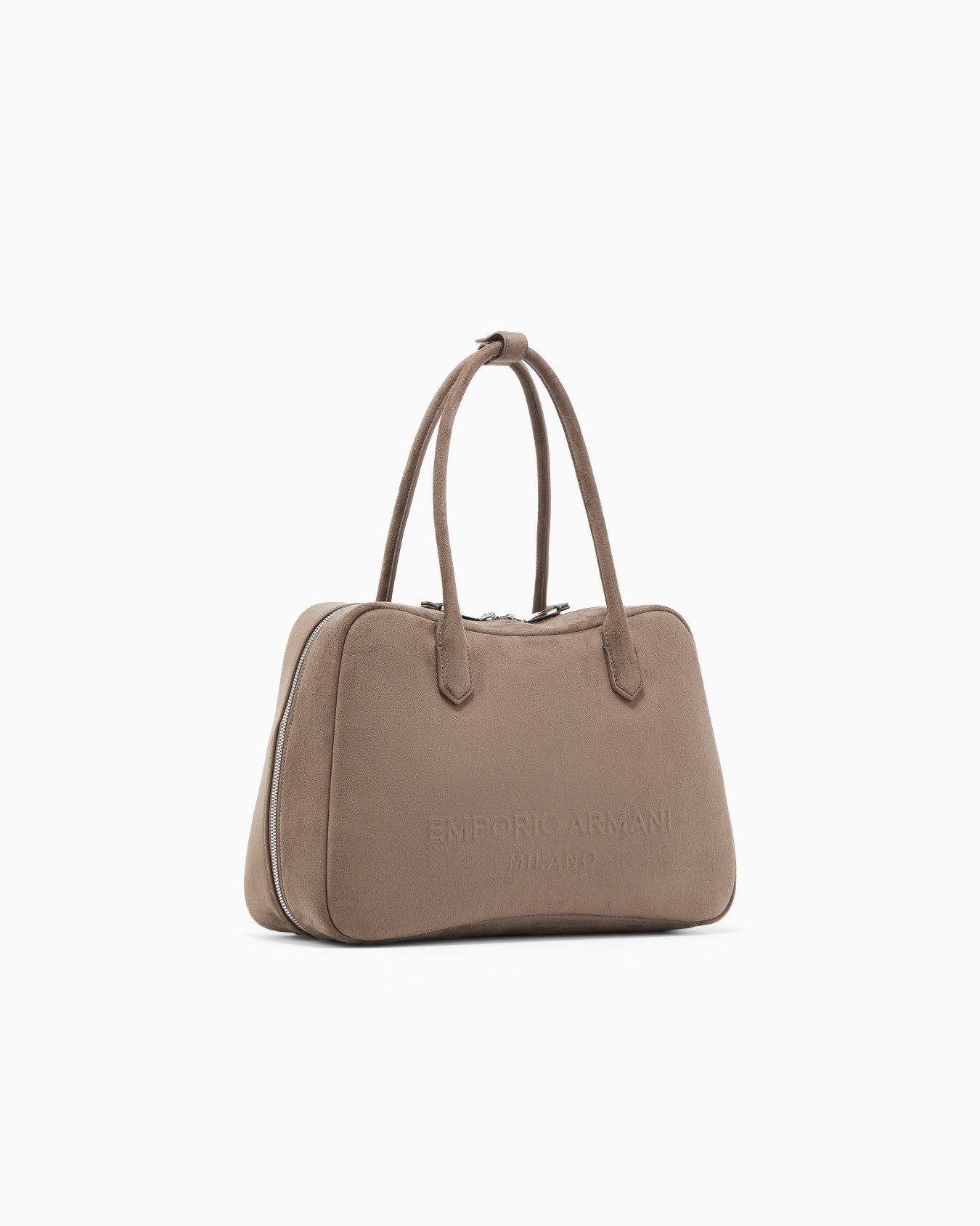 Suede-effect shoulder bag Capsule Eagle Club Slide 1