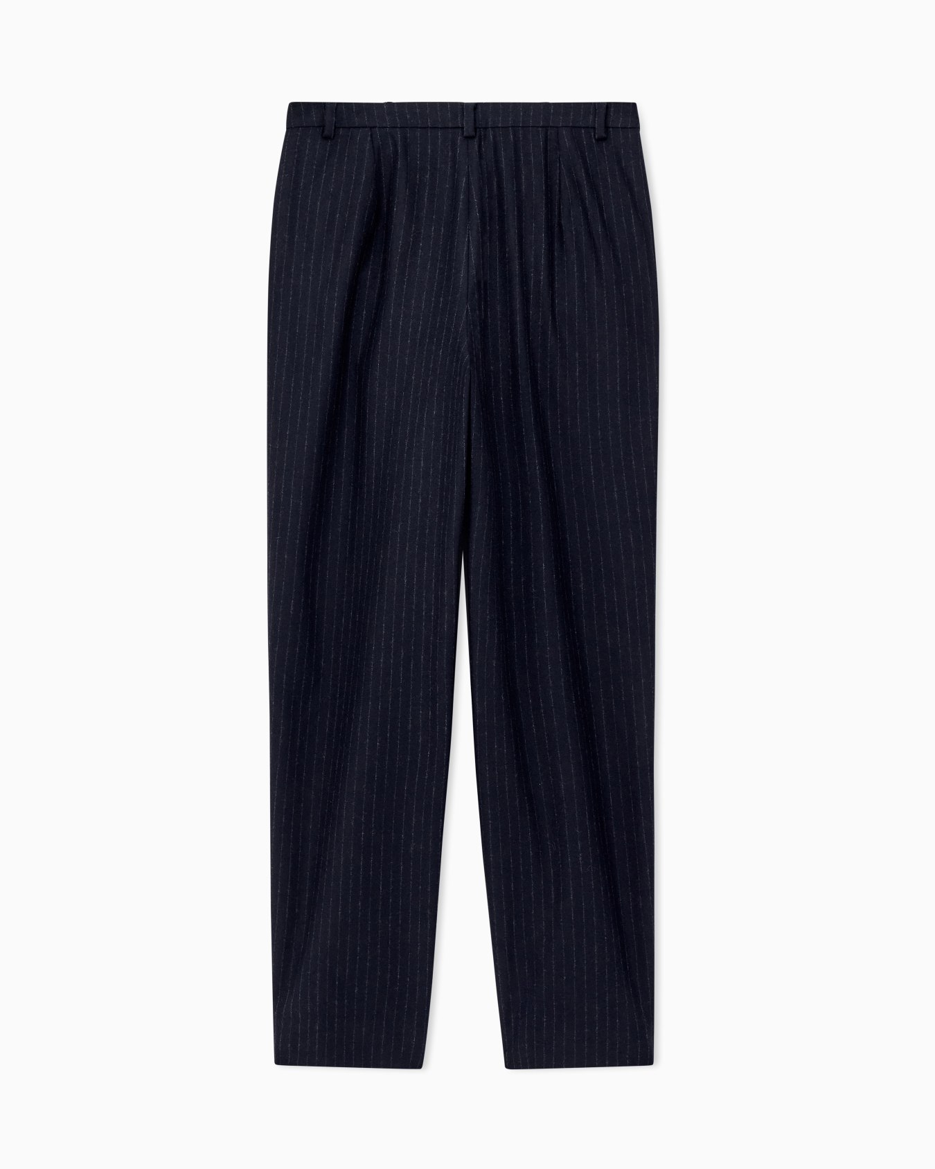 Pinstripe wool blend pants Signature Capsule Slide 2