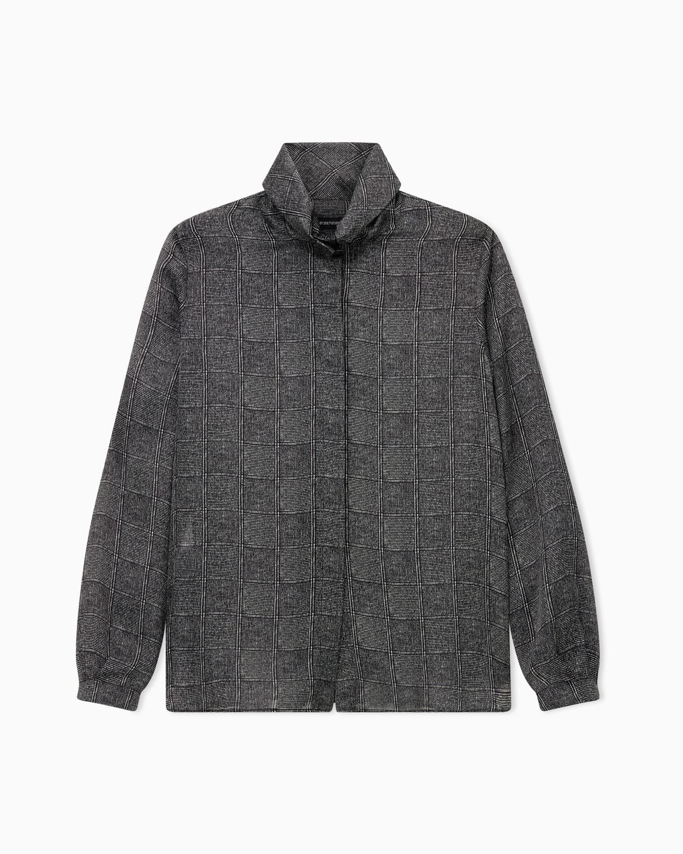 Printed satin shirt Signature Capsule Slide 0