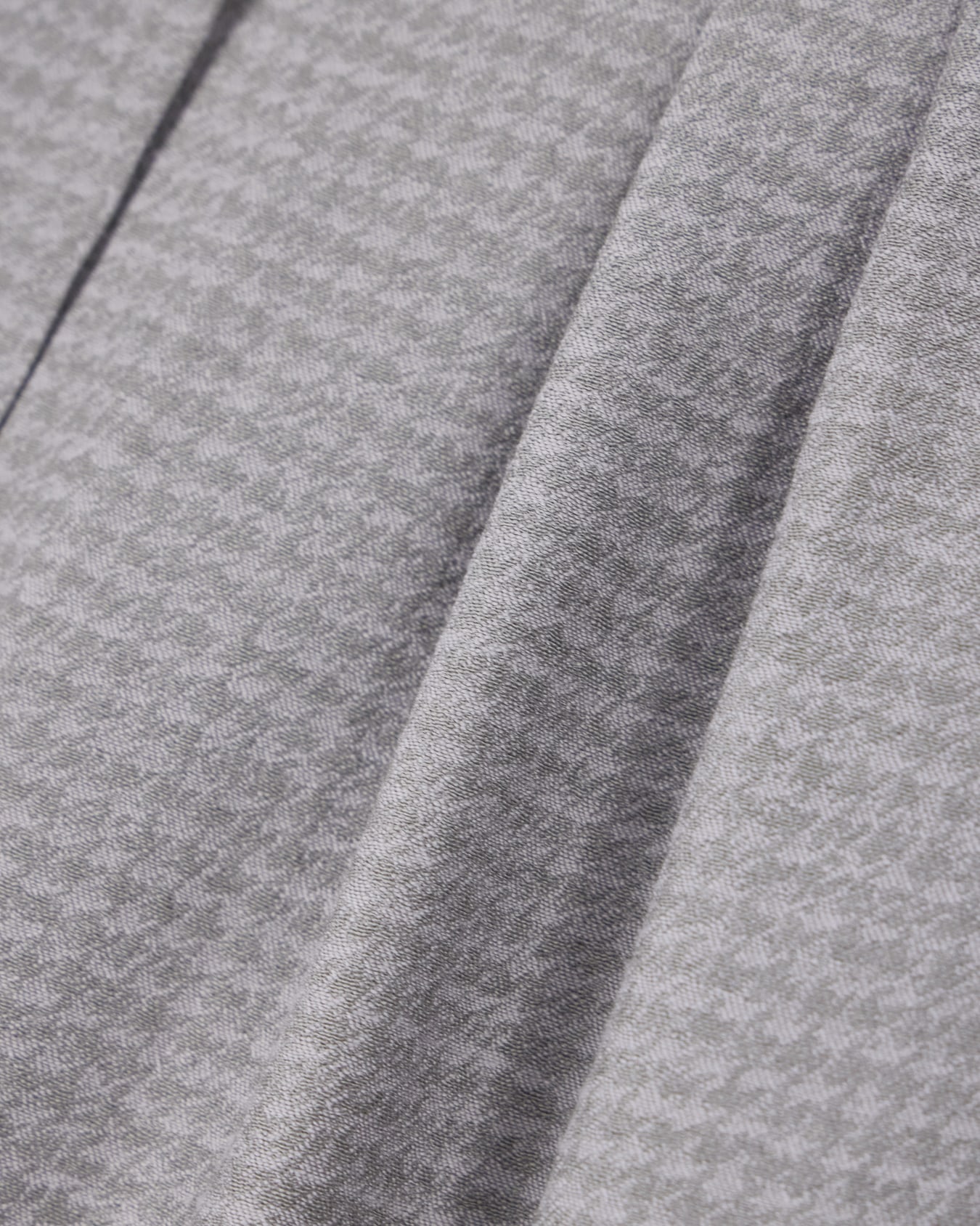 High-waisted trousers in houndstooth viscose and wool Slide 3